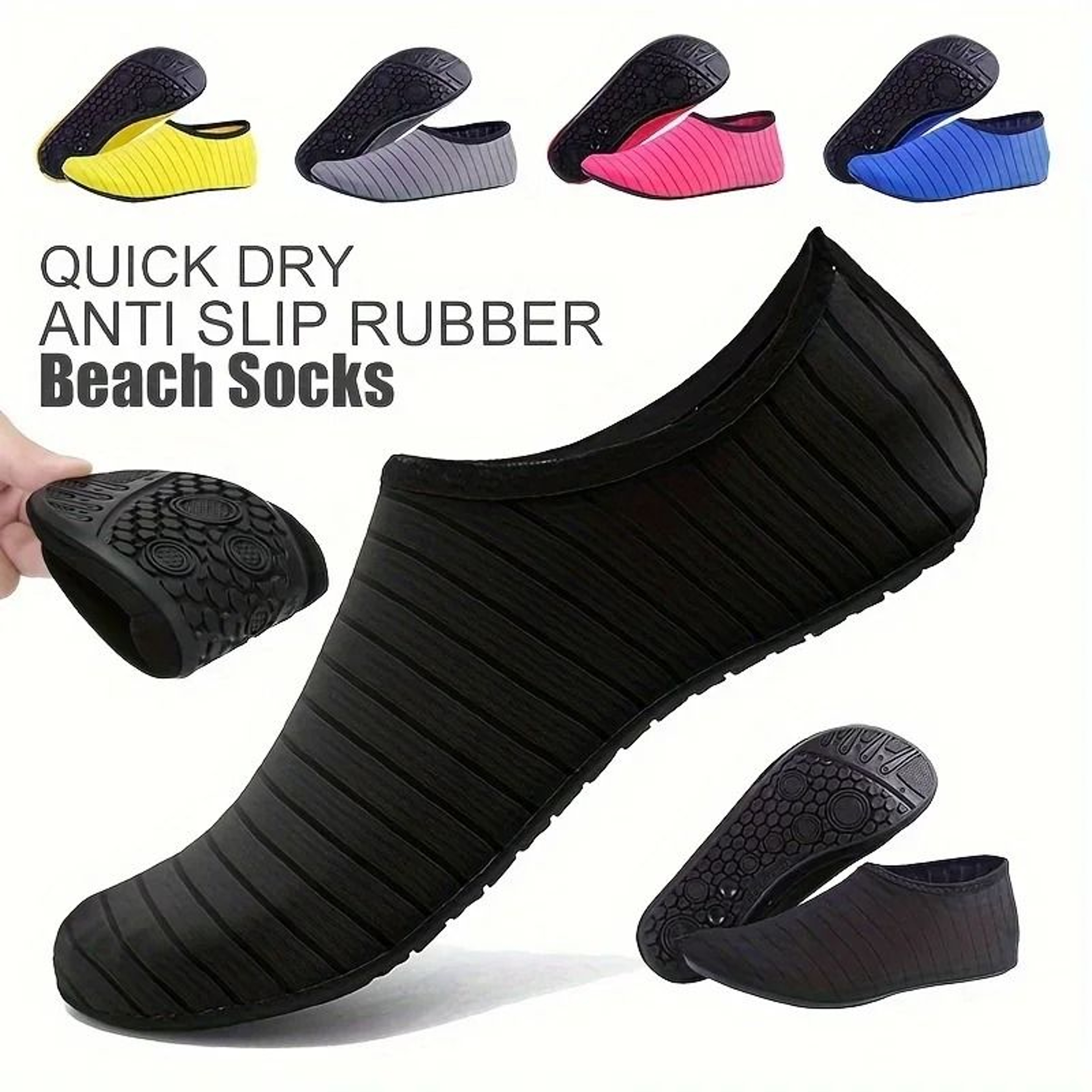 Barefoot Water Shoes For Men  Women Quick Dry Anti Slip Beach Swim Shoes 0