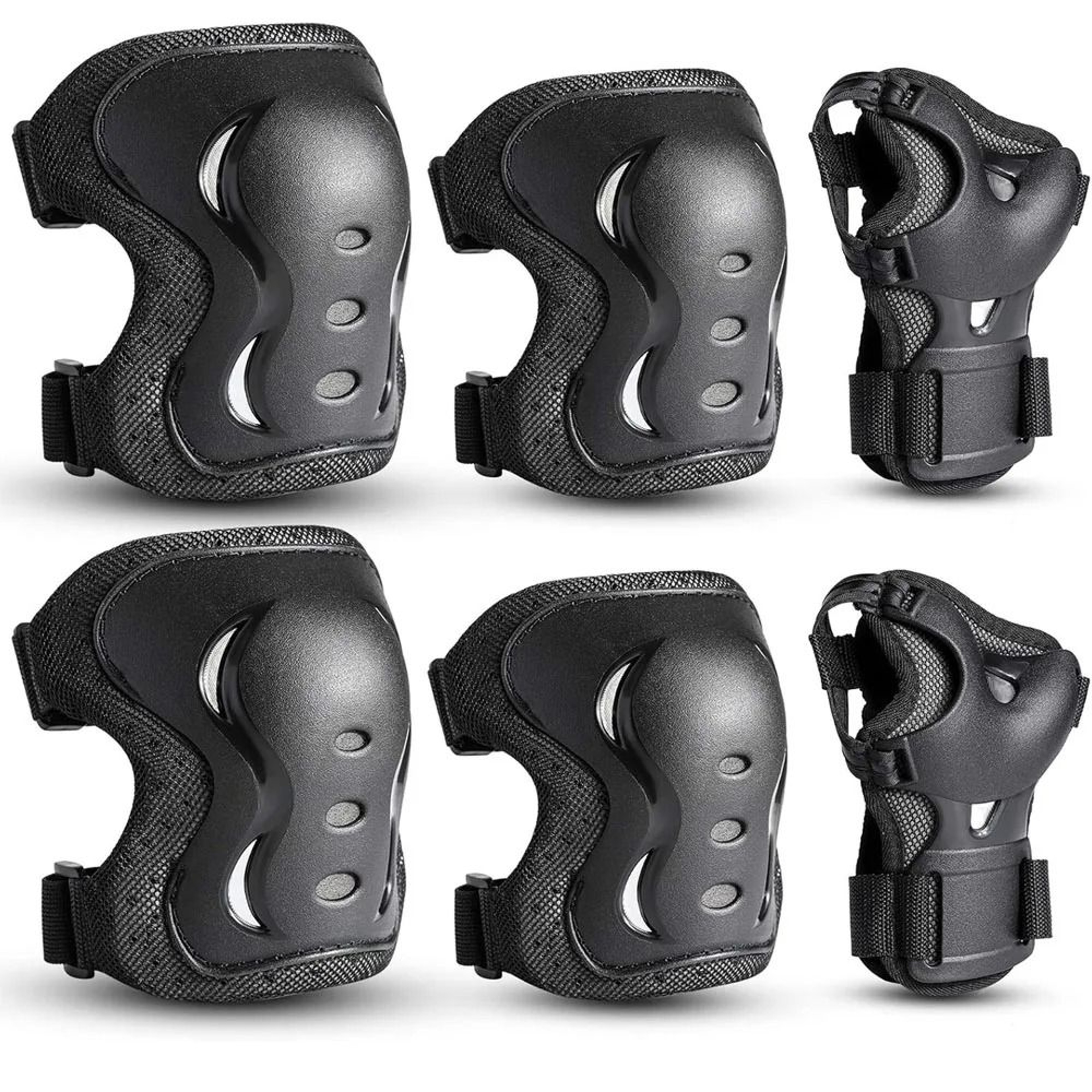 Kids Protective Knee Elbow And Wrist Pad Set 6 Pieces 7