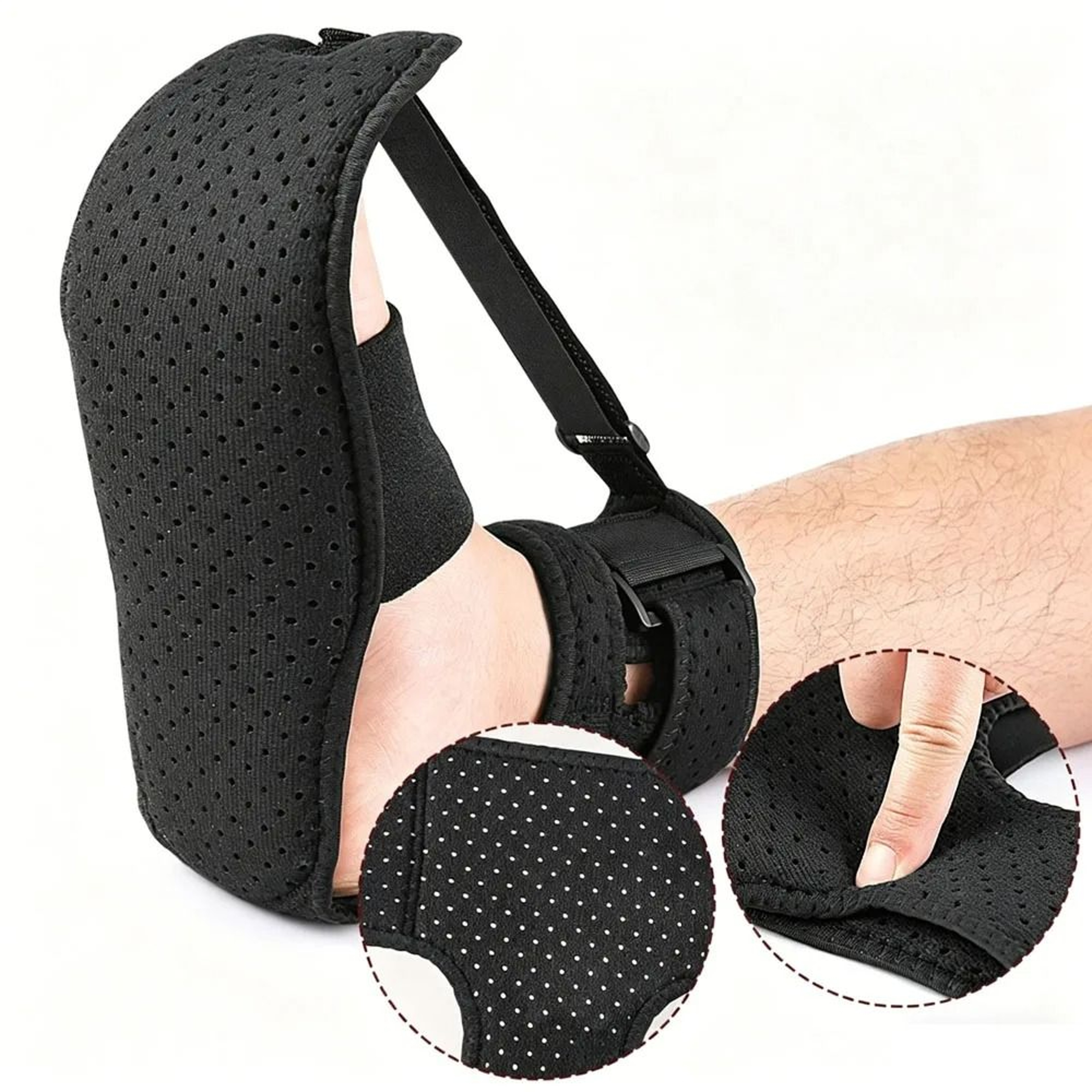 Adjustable Foot Drop Ankle Brace With Stretch Strap And Night Support 3