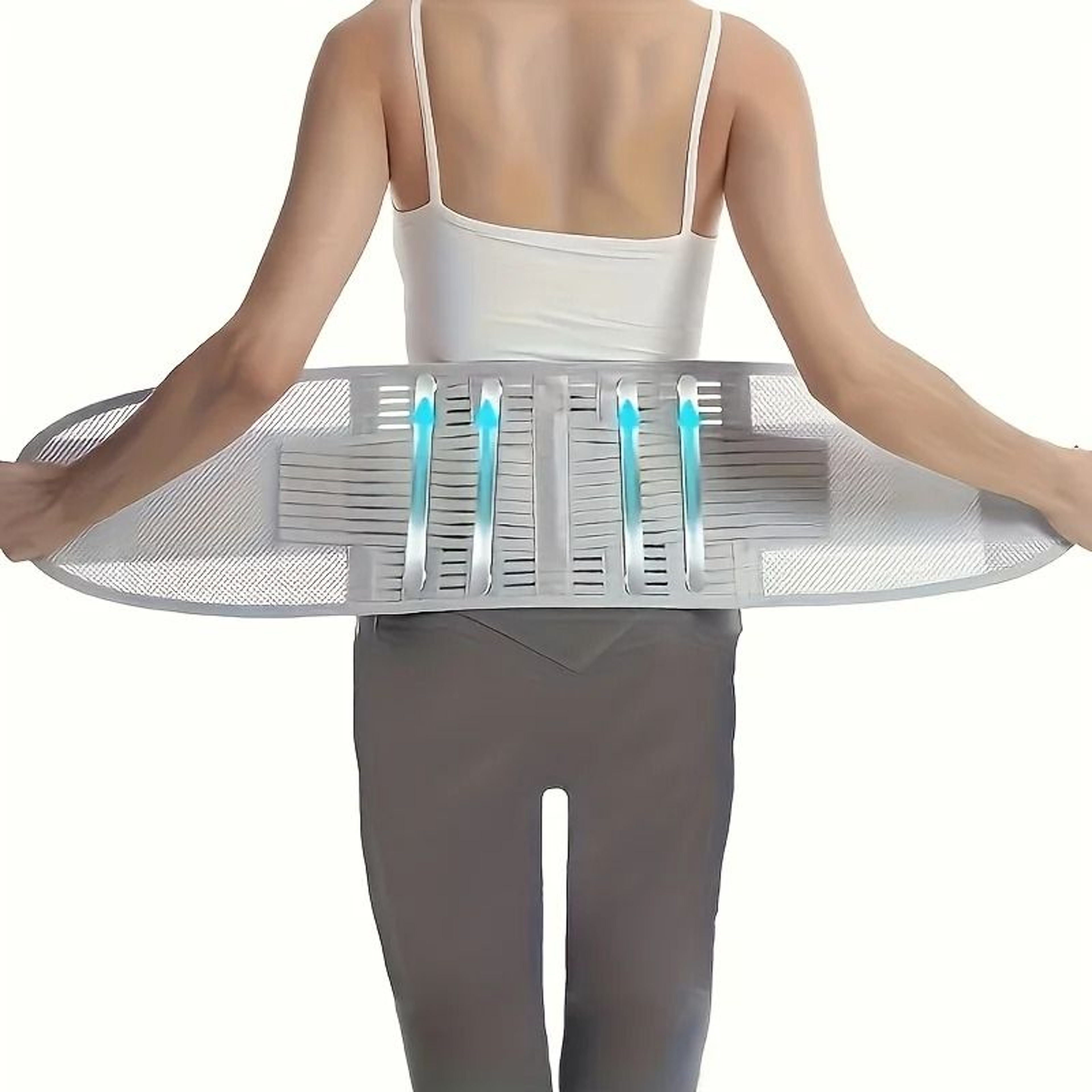 Compression Waist Support Belt With Reinforced Lumbar Support For Back Pain Relief 3