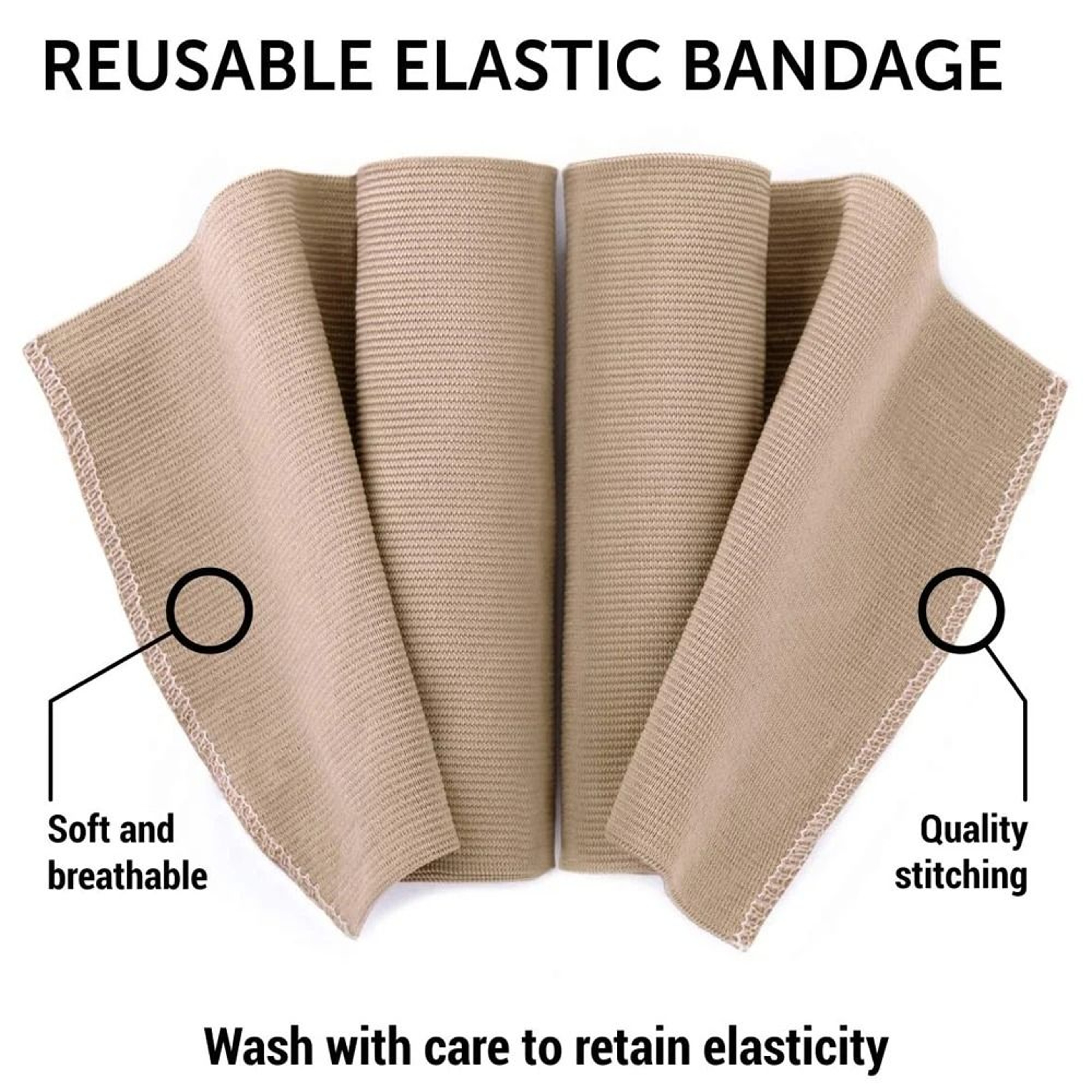 Premium Elastic Compression Bandage Wrap For Joint Support 3