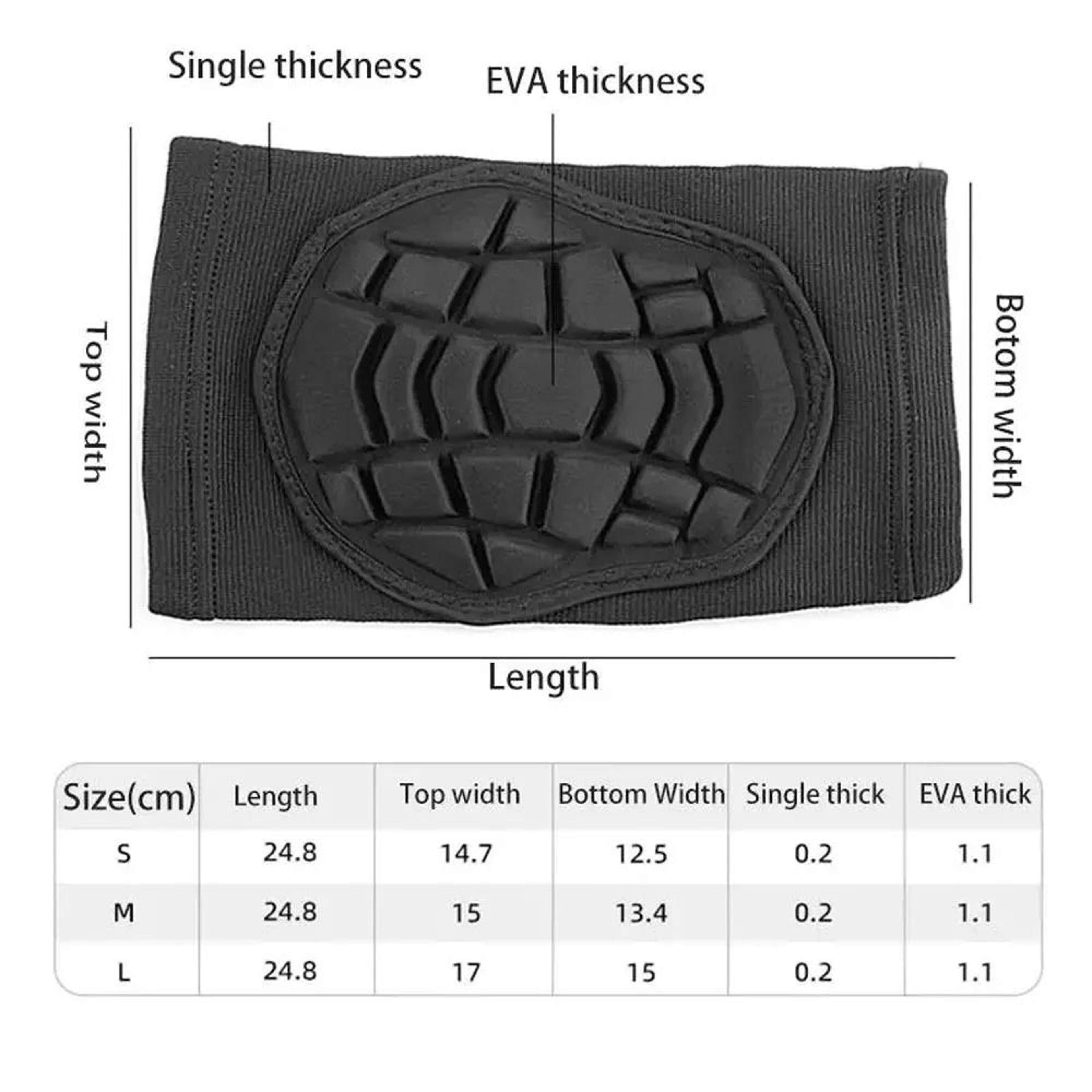 Protective Compression Knee Pads for Youth and Adults – view 7