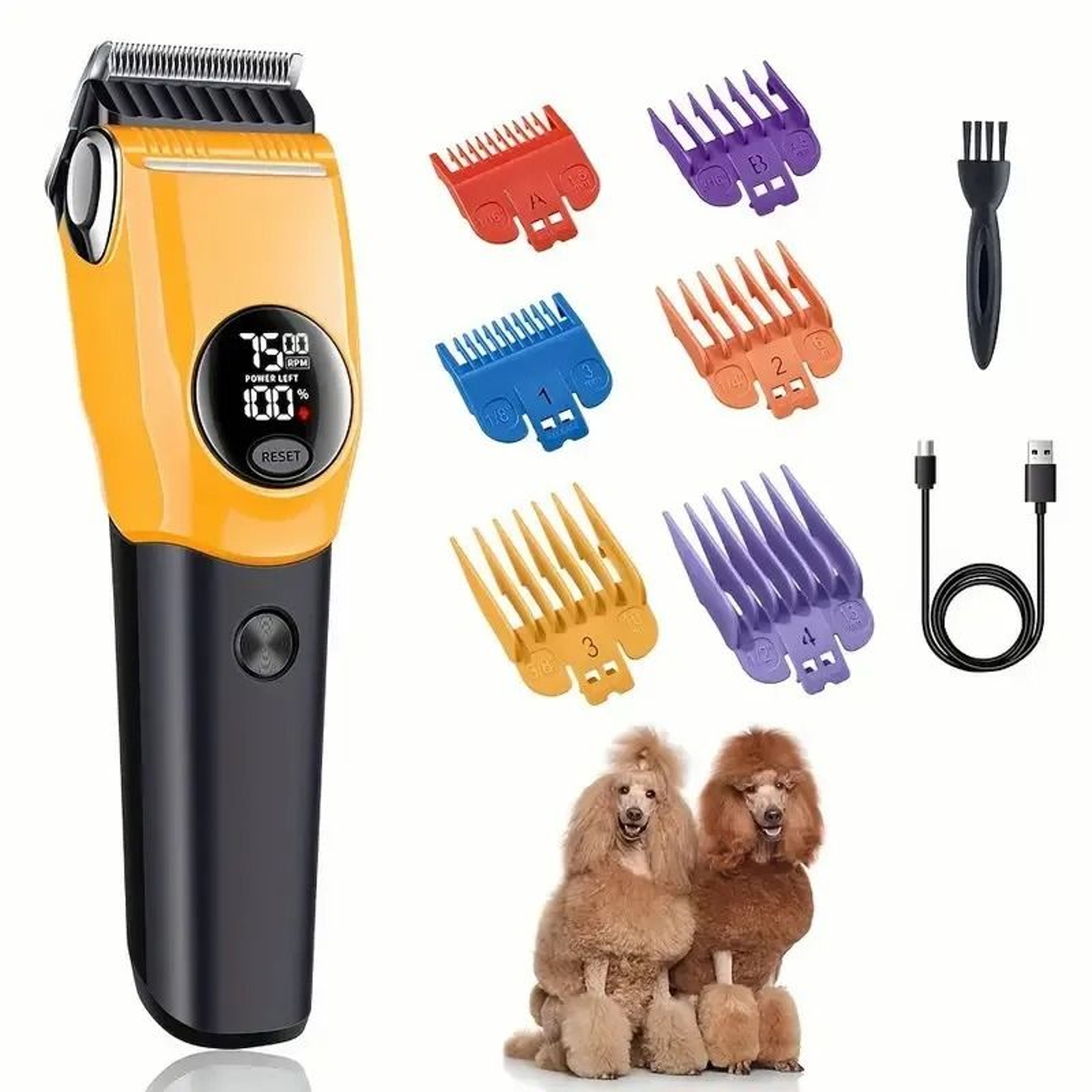 Professional LED Pet Hair Clipper For Dogs And Cats 0