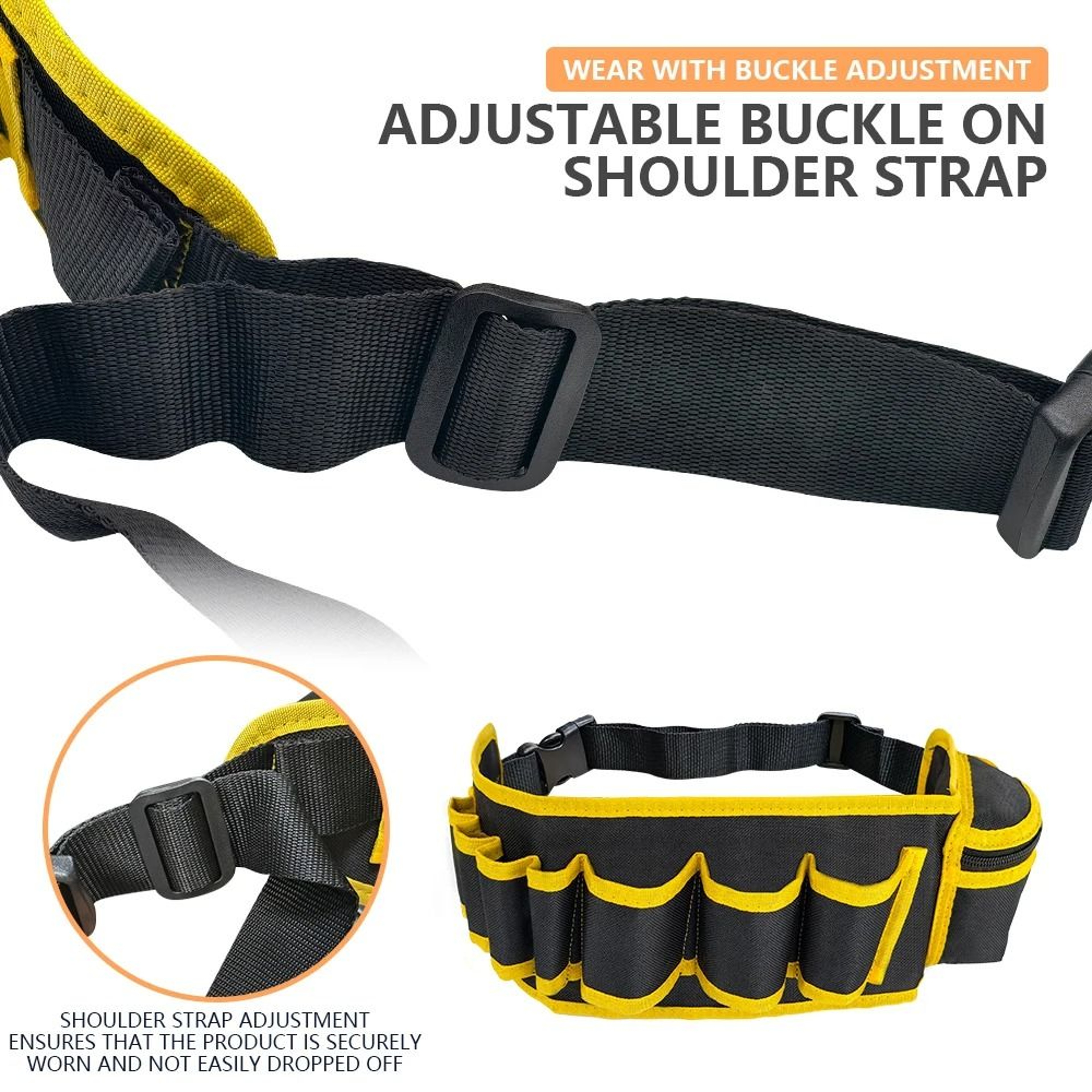 Waterproof Electrician Tool Belt Pouch With Multiple Pockets 2