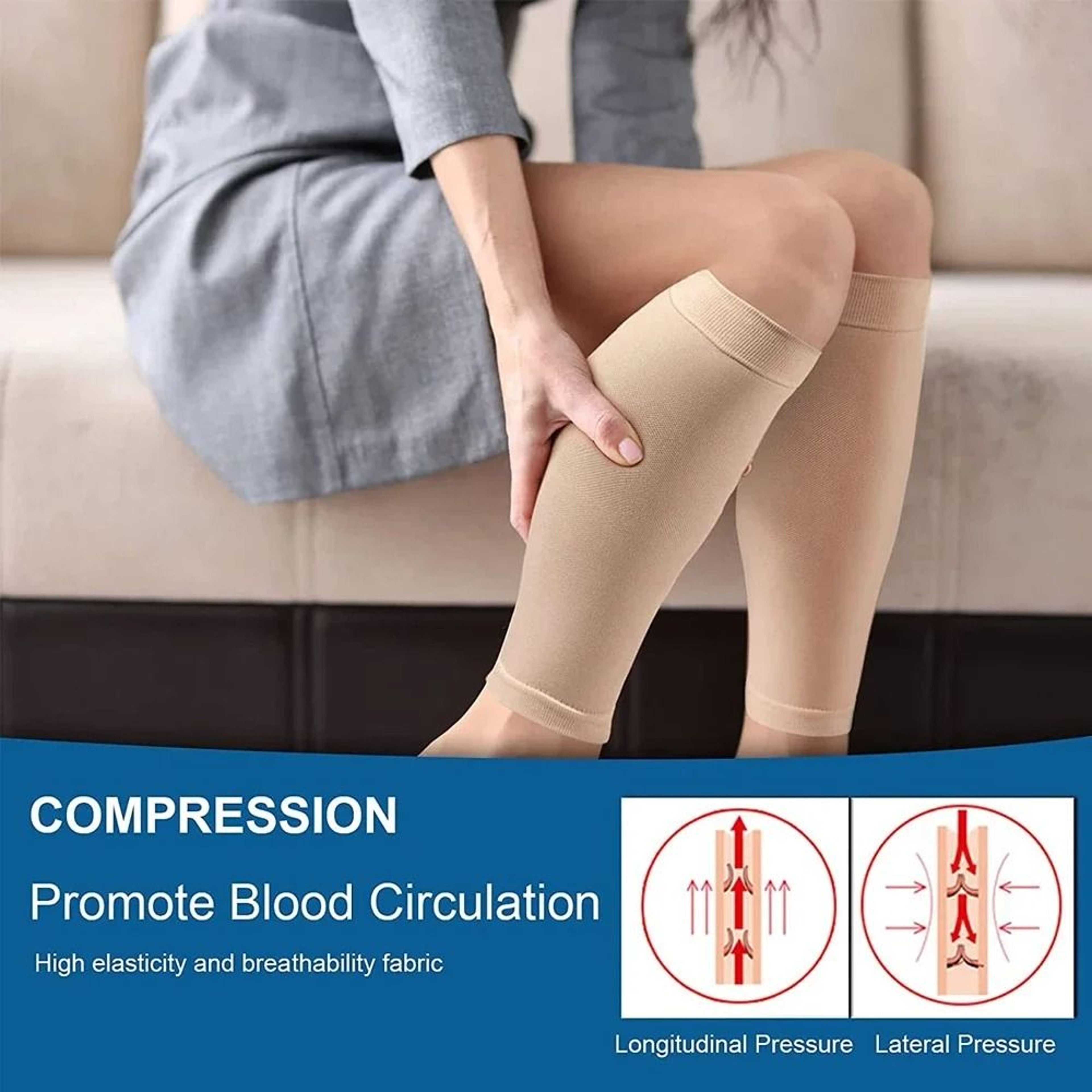 2030 MmHg Knee High Compression Socks 2