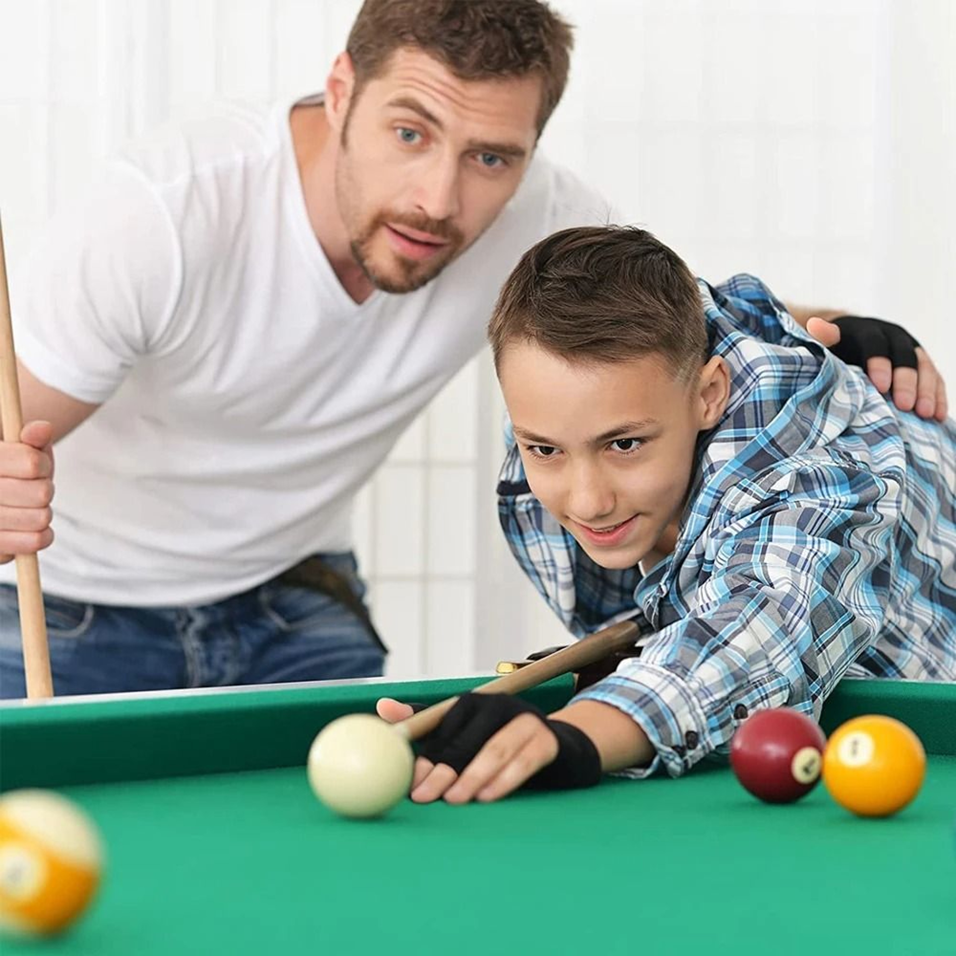 Open Finger Billiard Glove For Smooth Cue Control 5