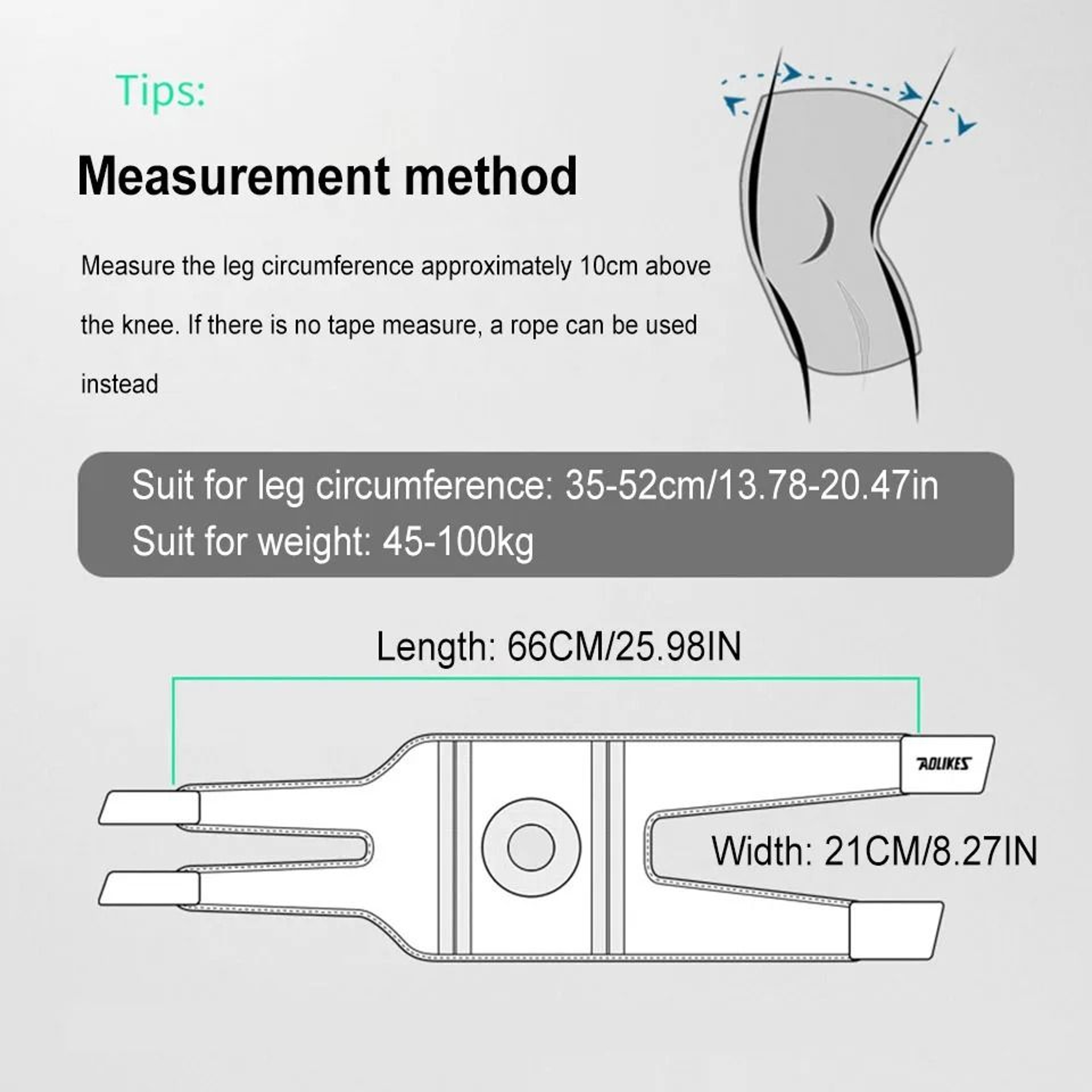 Knee Brace With Side Stabilizers  Gel Patella Support For Running Cycling  Sports 5