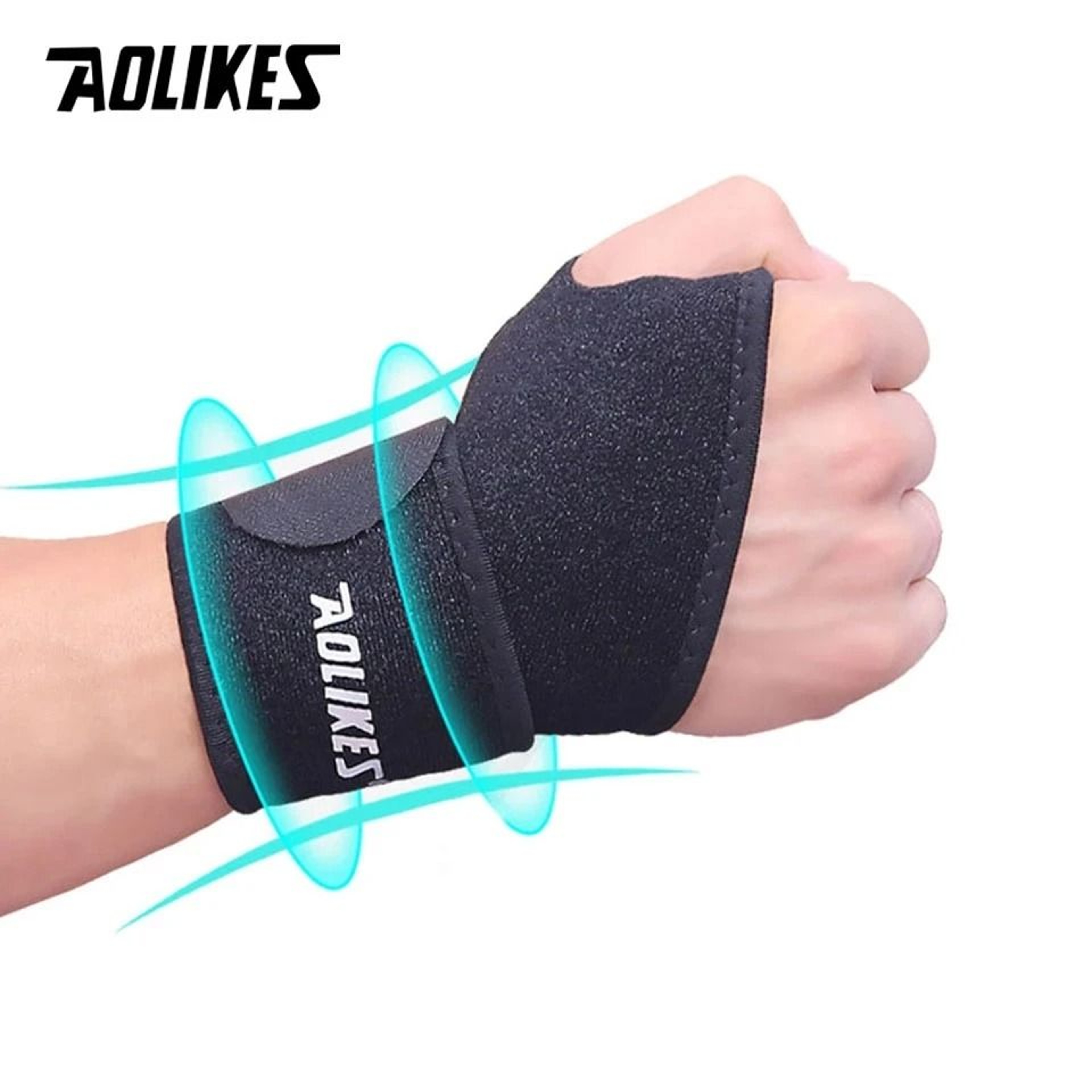 AOLIKES Adjustable Compression Wrist Support Wrap For Sports And Training 0