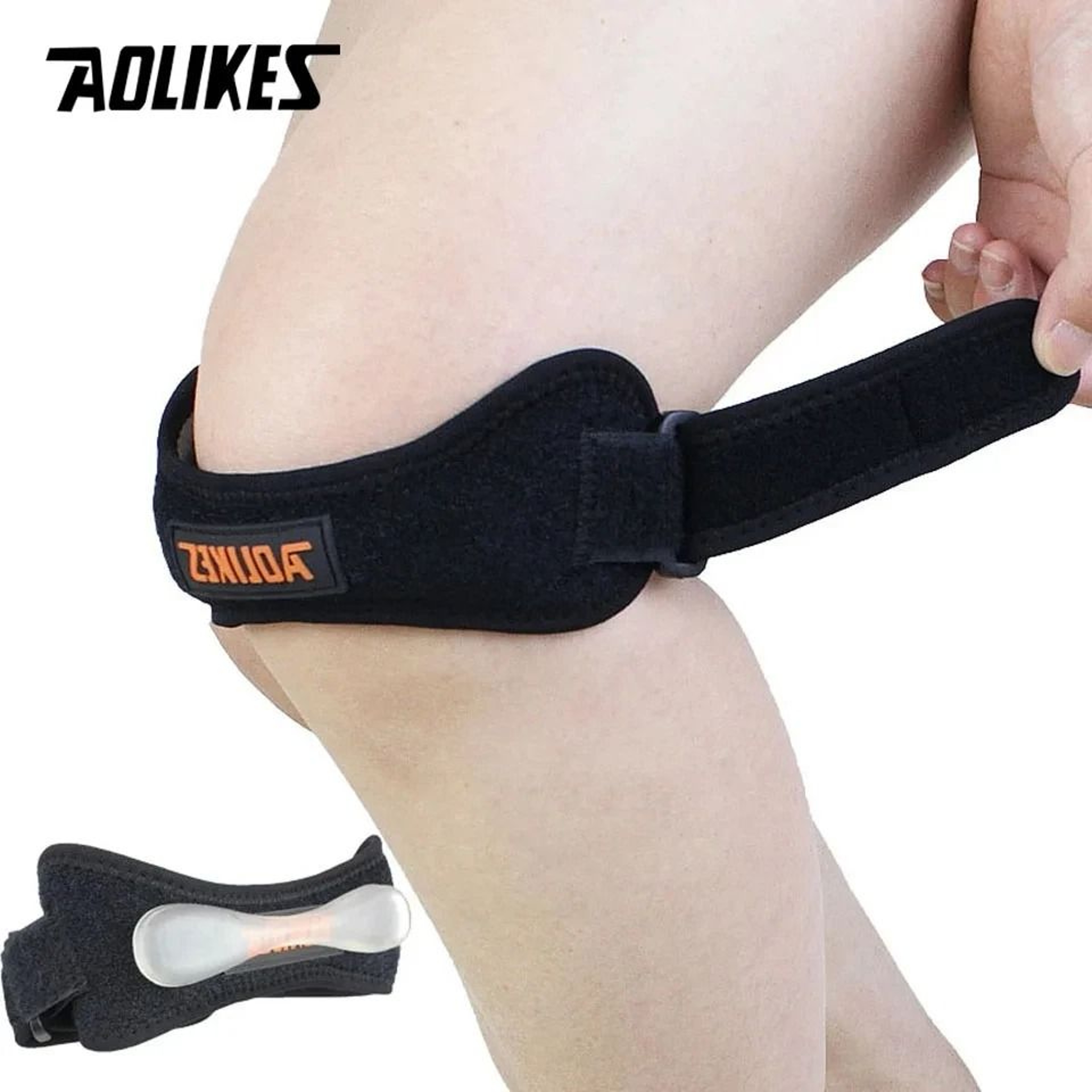 AOLIKES Adjustable Patella Tendon Knee Support Strap 10
