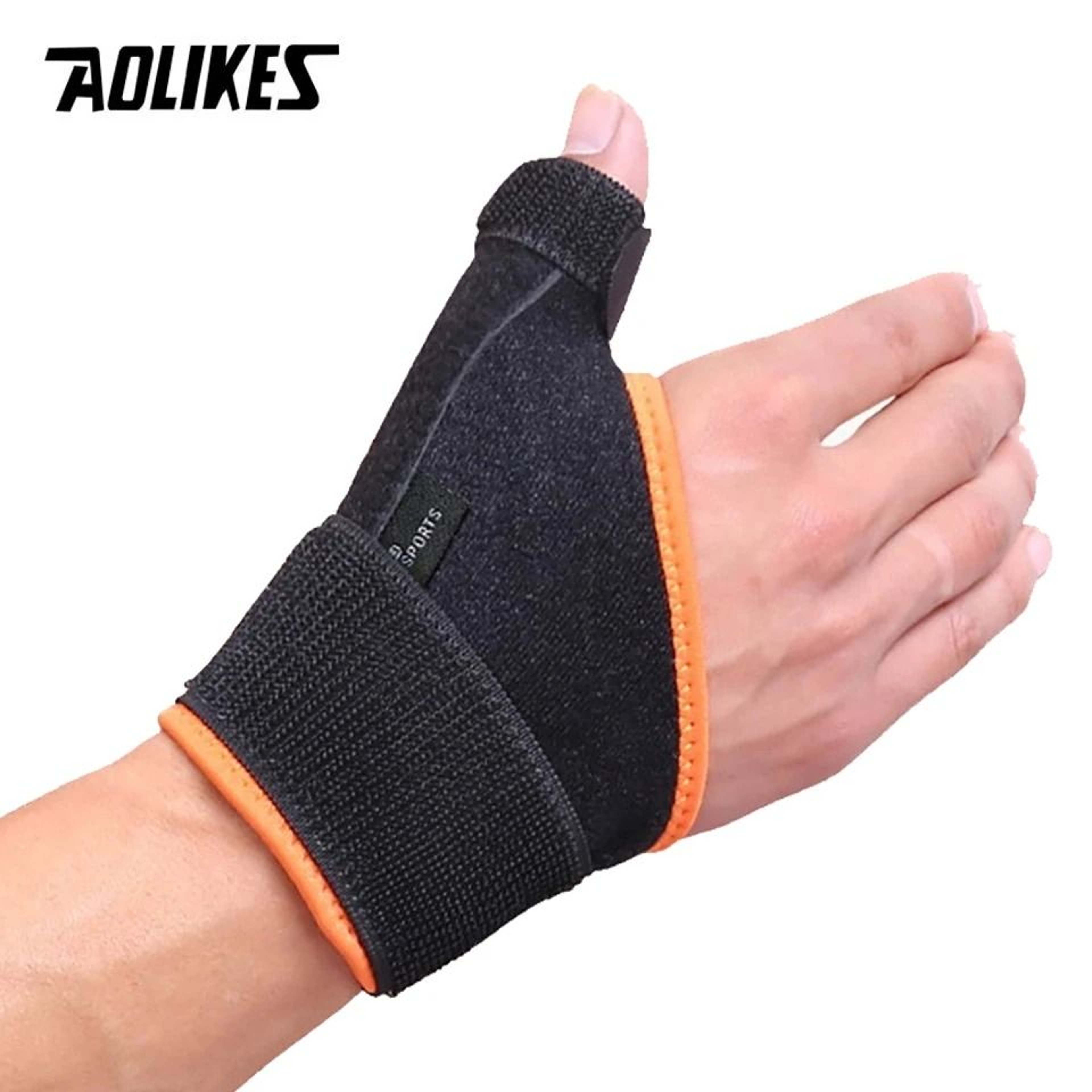 AOLIKES Adjustable Wrist And Thumb Spica Brace For Hand Stabilization 1