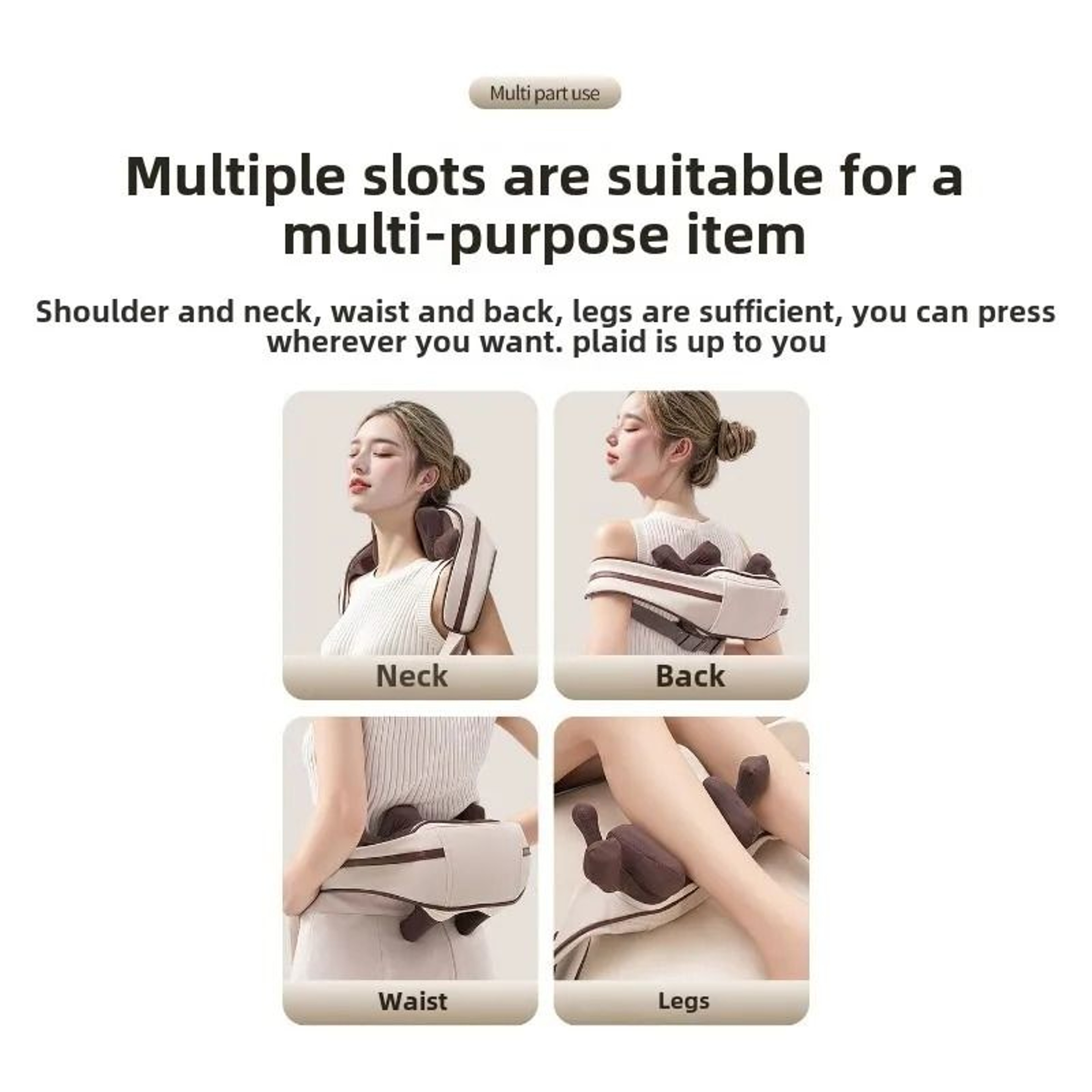Wireless 8 Head Neck And Shoulder Massager With Heat 4