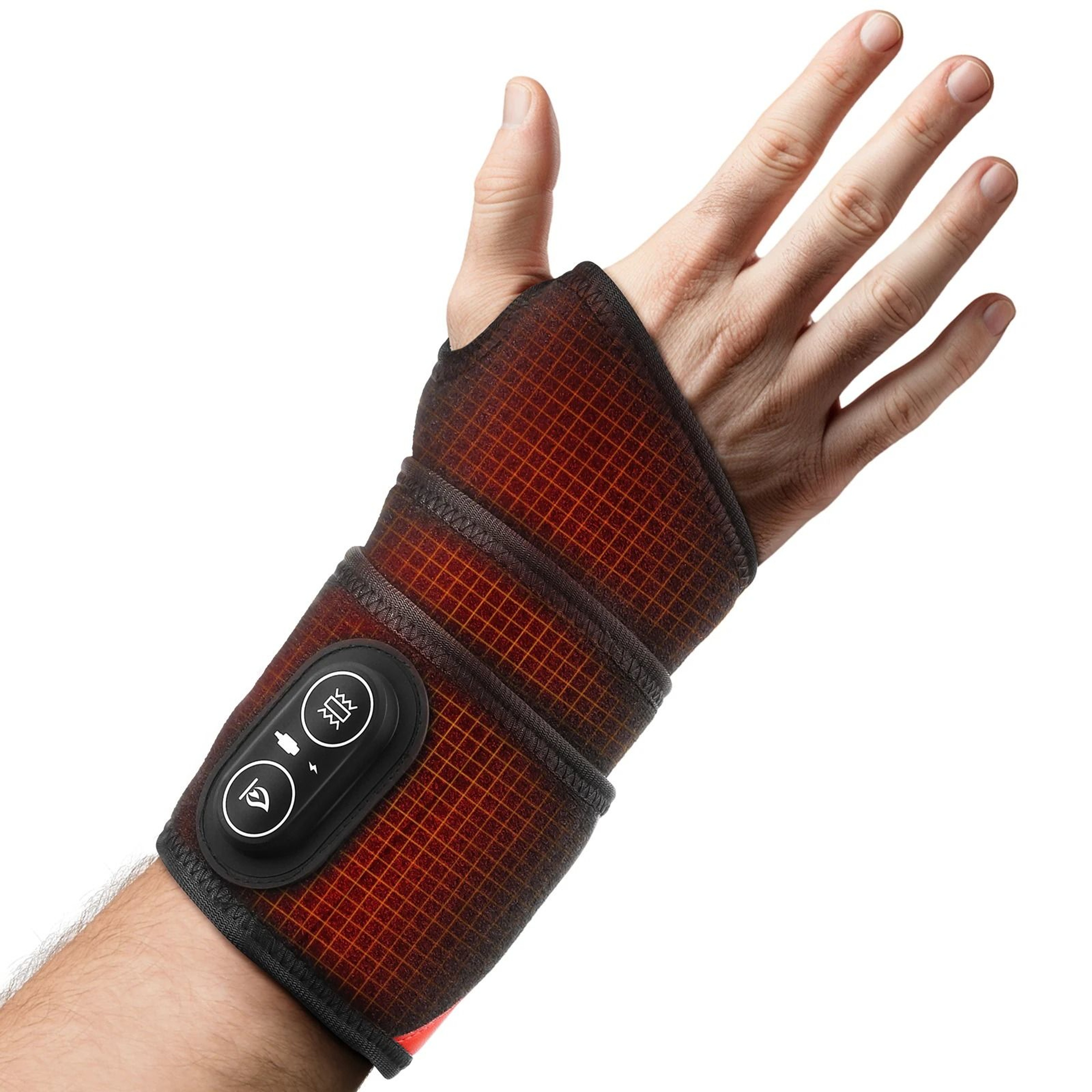 Heated Infrared LED Wrist Wrap With Compression 9
