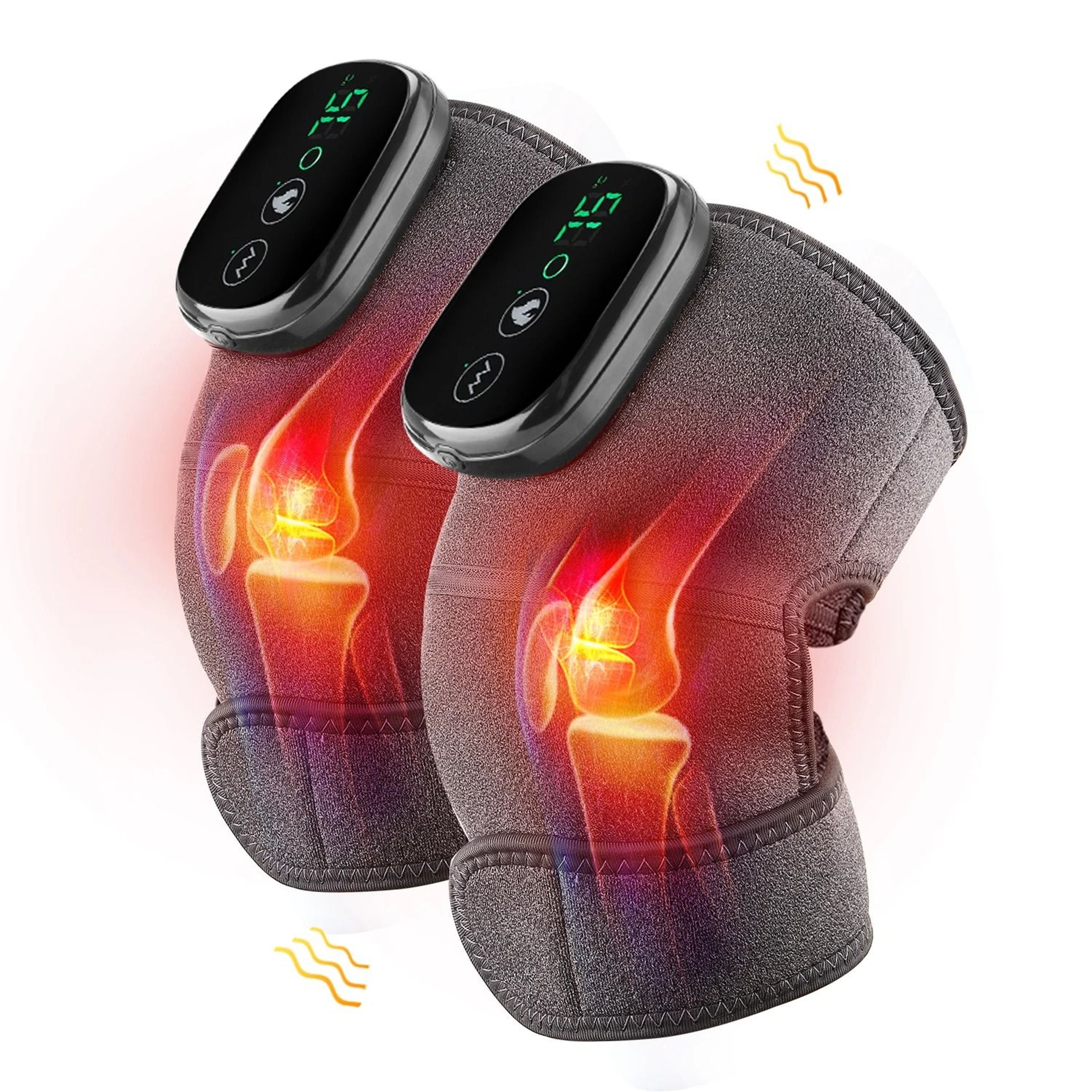 3 In 1 Heated Vibration Massage Wrap For Knee Shoulder And Elbow 6