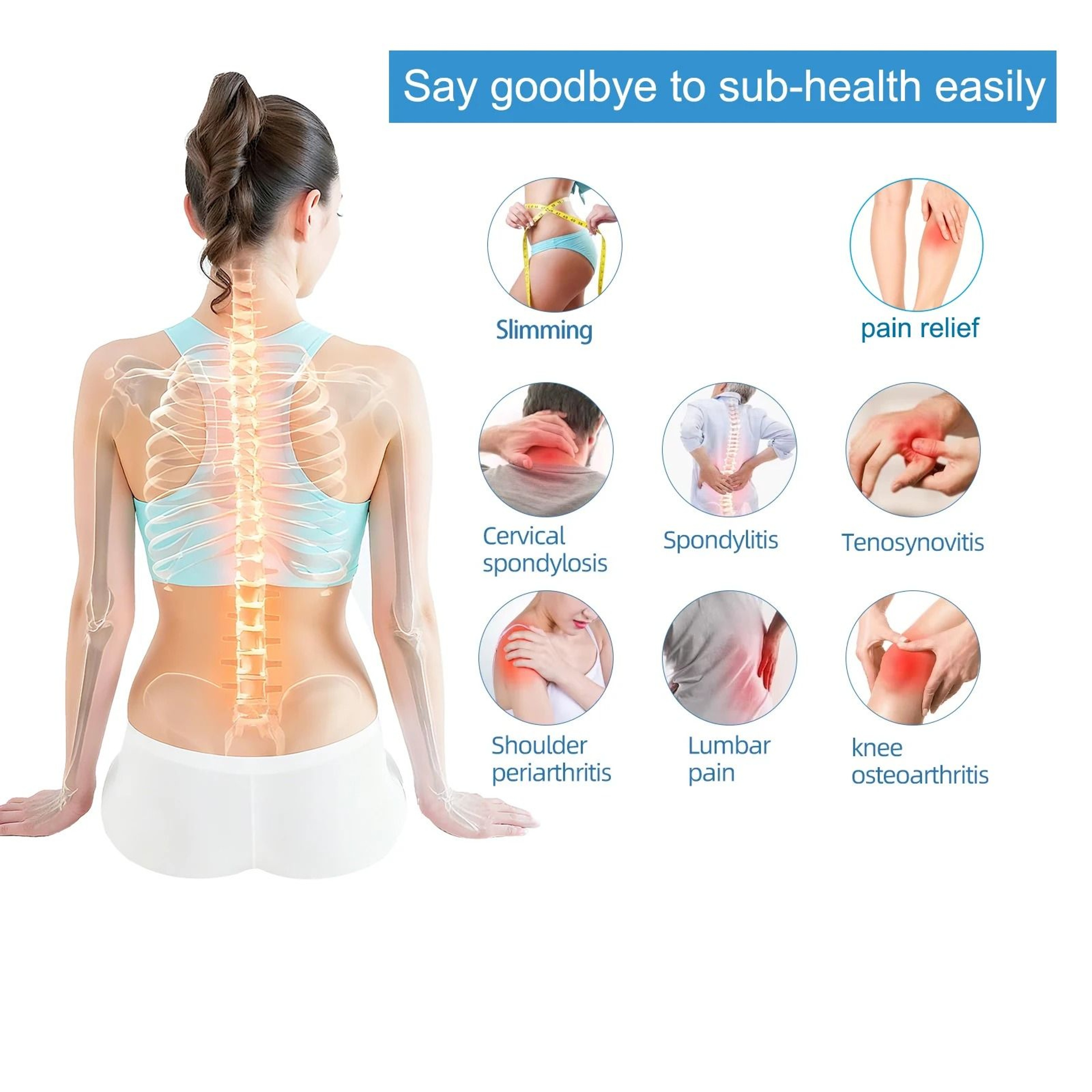 Professional EMS Muscle Stimulator Body Sculpting Machine With Electrical Muscle Massage 4