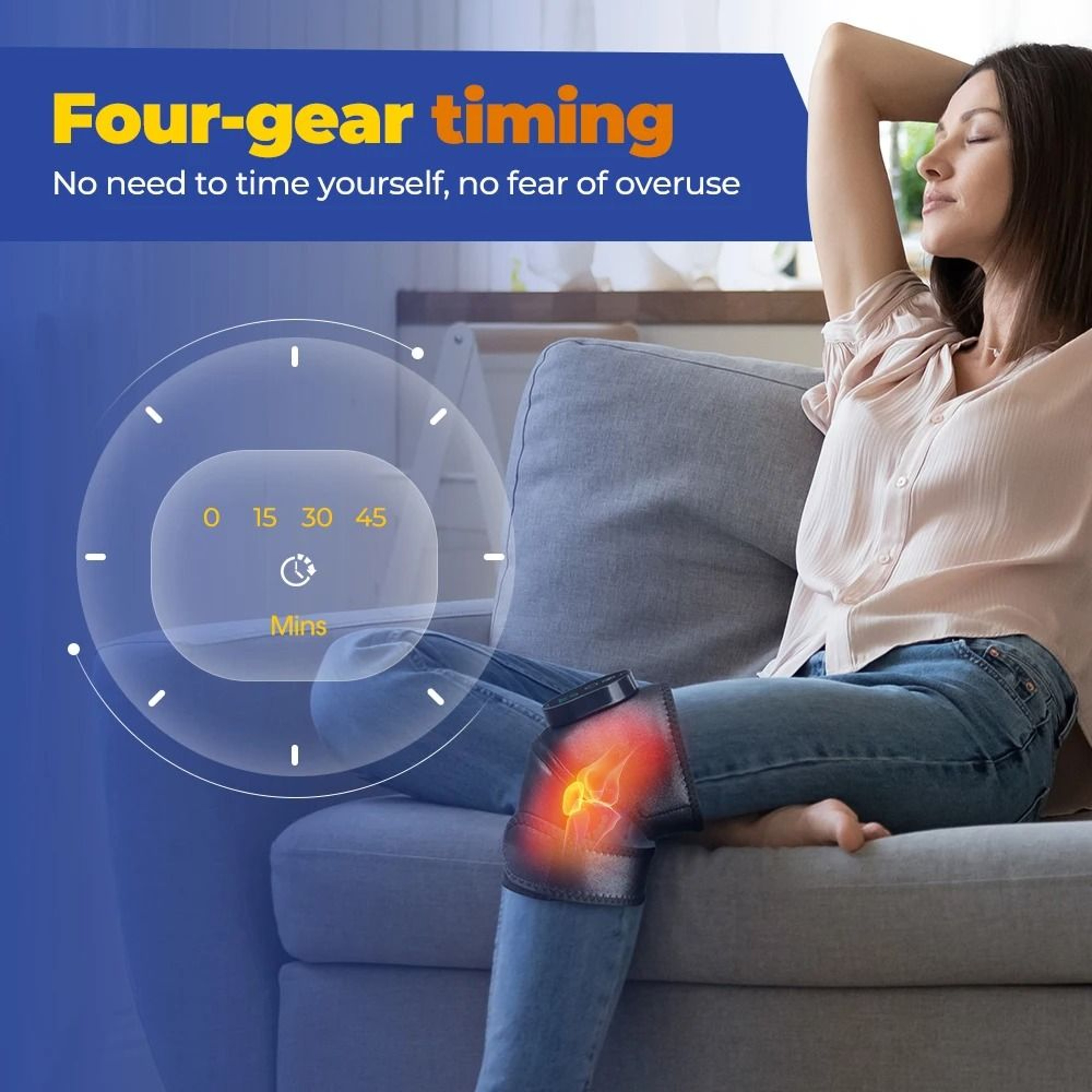 3 In 1 Heated Knee Shoulder And Elbow Brace With Hot Compress Therapy 3