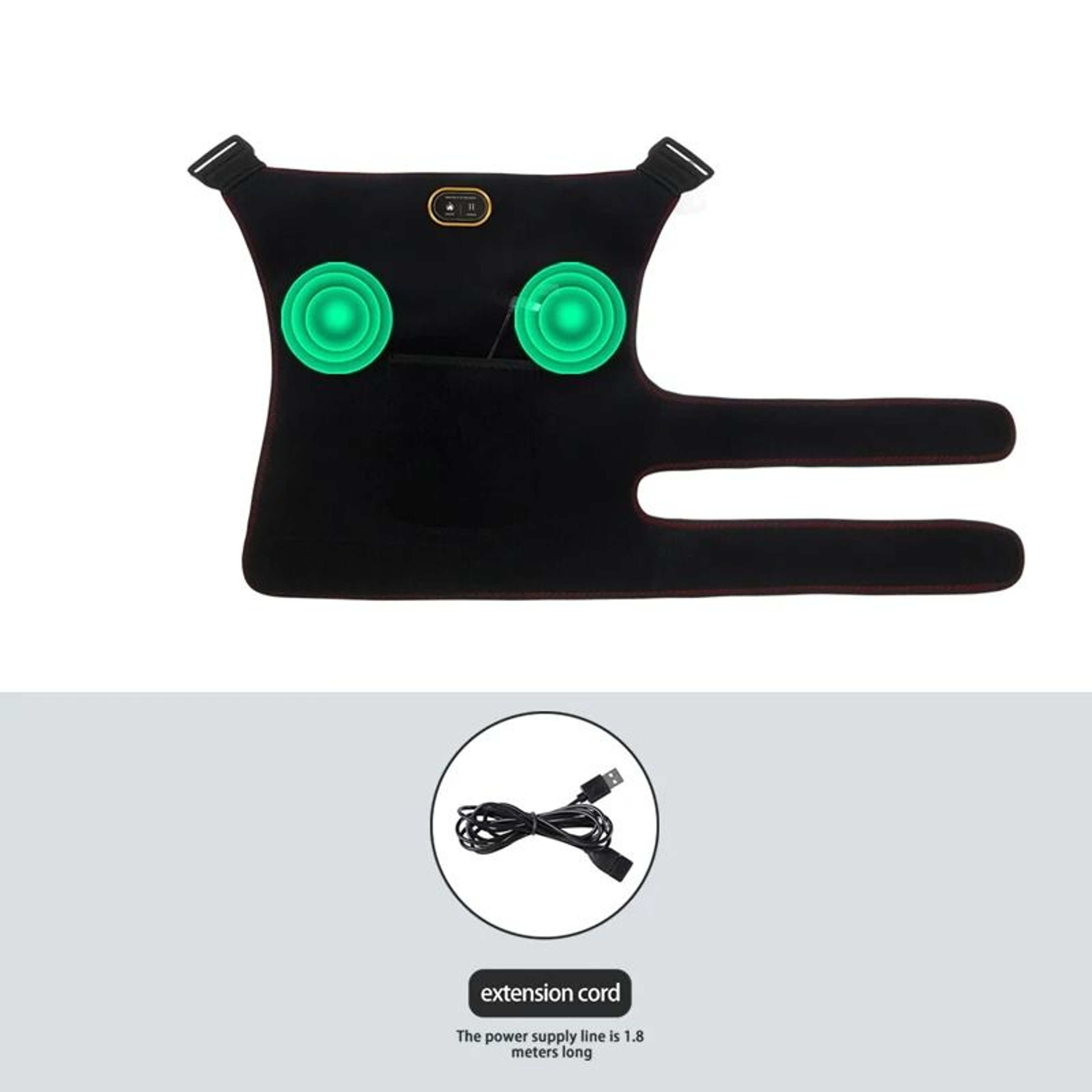 USB Heated Hip And Lower Back Wrap With 3 Heat Levels 8