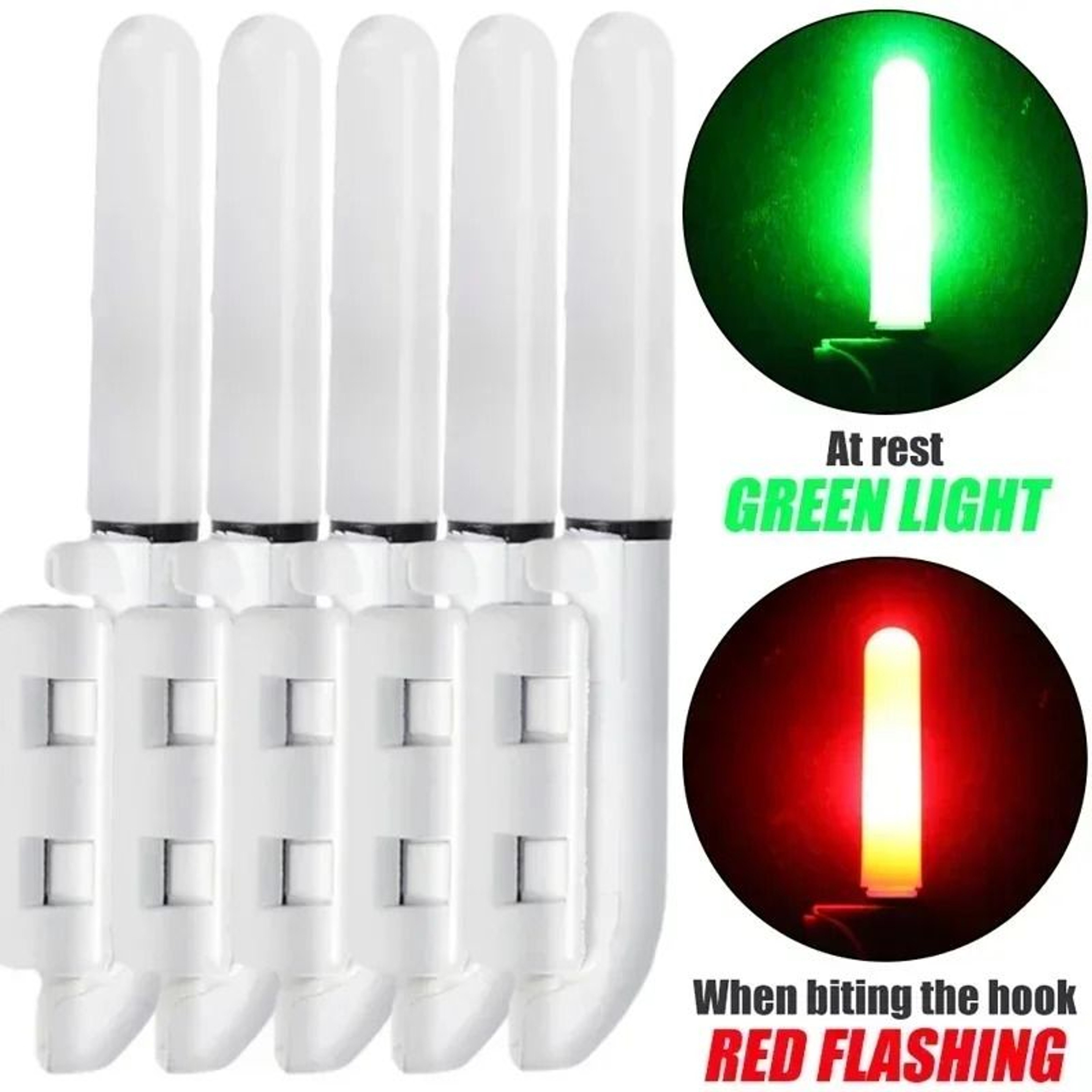 LED Fishing Rod Tip Light With CR425 Battery For Night Fishing 9