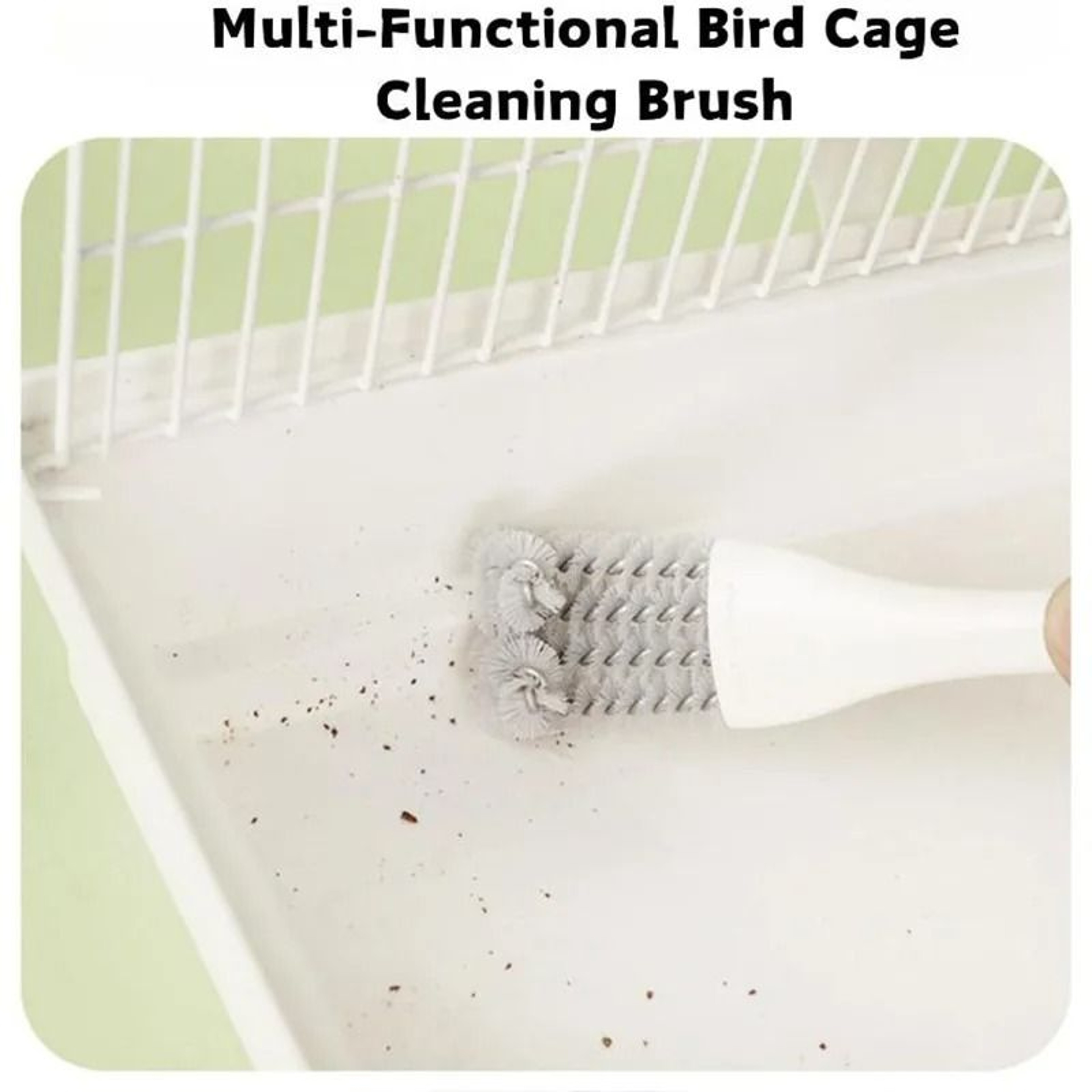Bird Cage Cleaning Brush For Parrots Budgies And Cockatiels 4