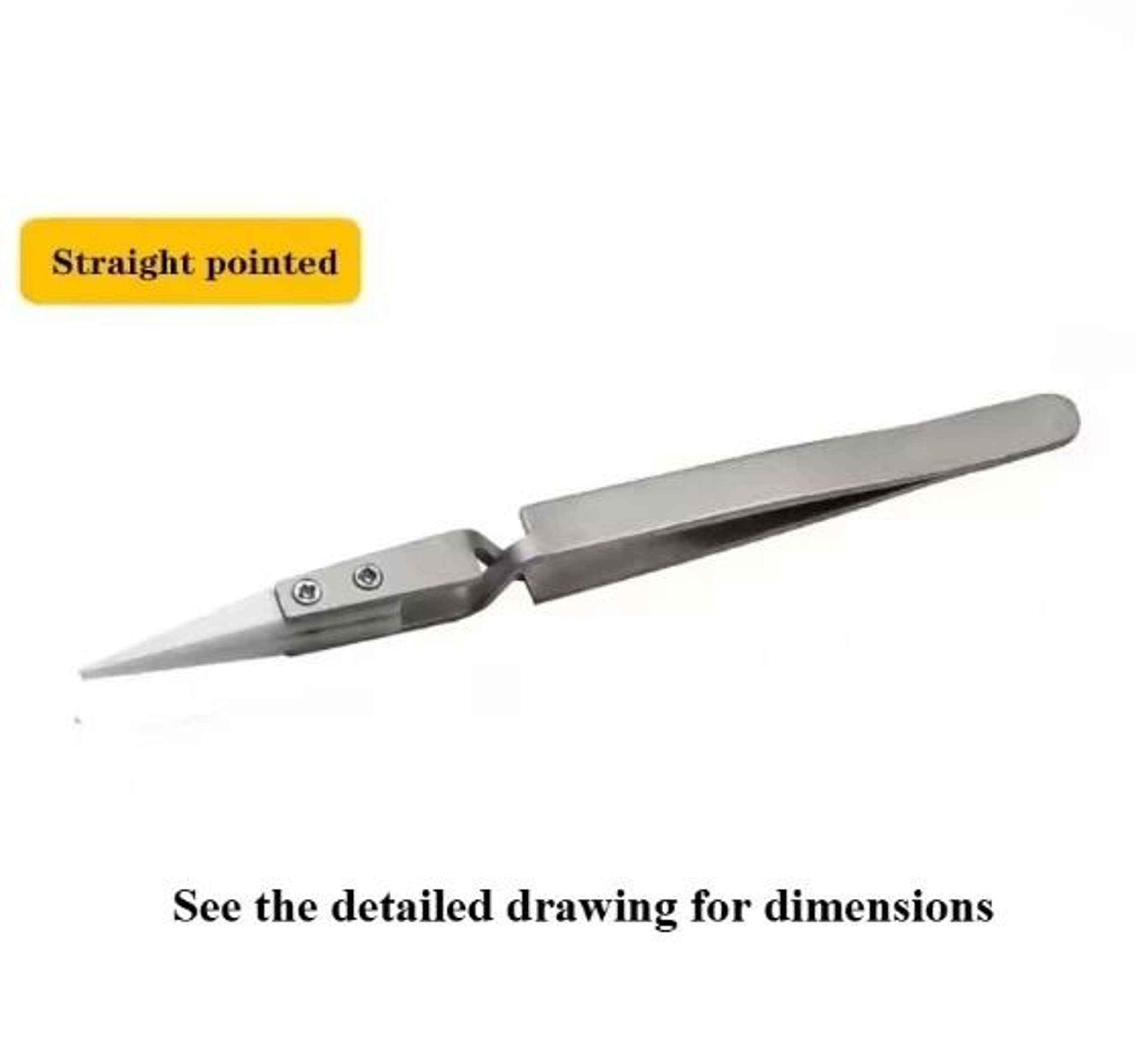 Precision Ceramic Tip Anti Static Soldering Tweezers Heat Resistant Electronics Repair Tool 6