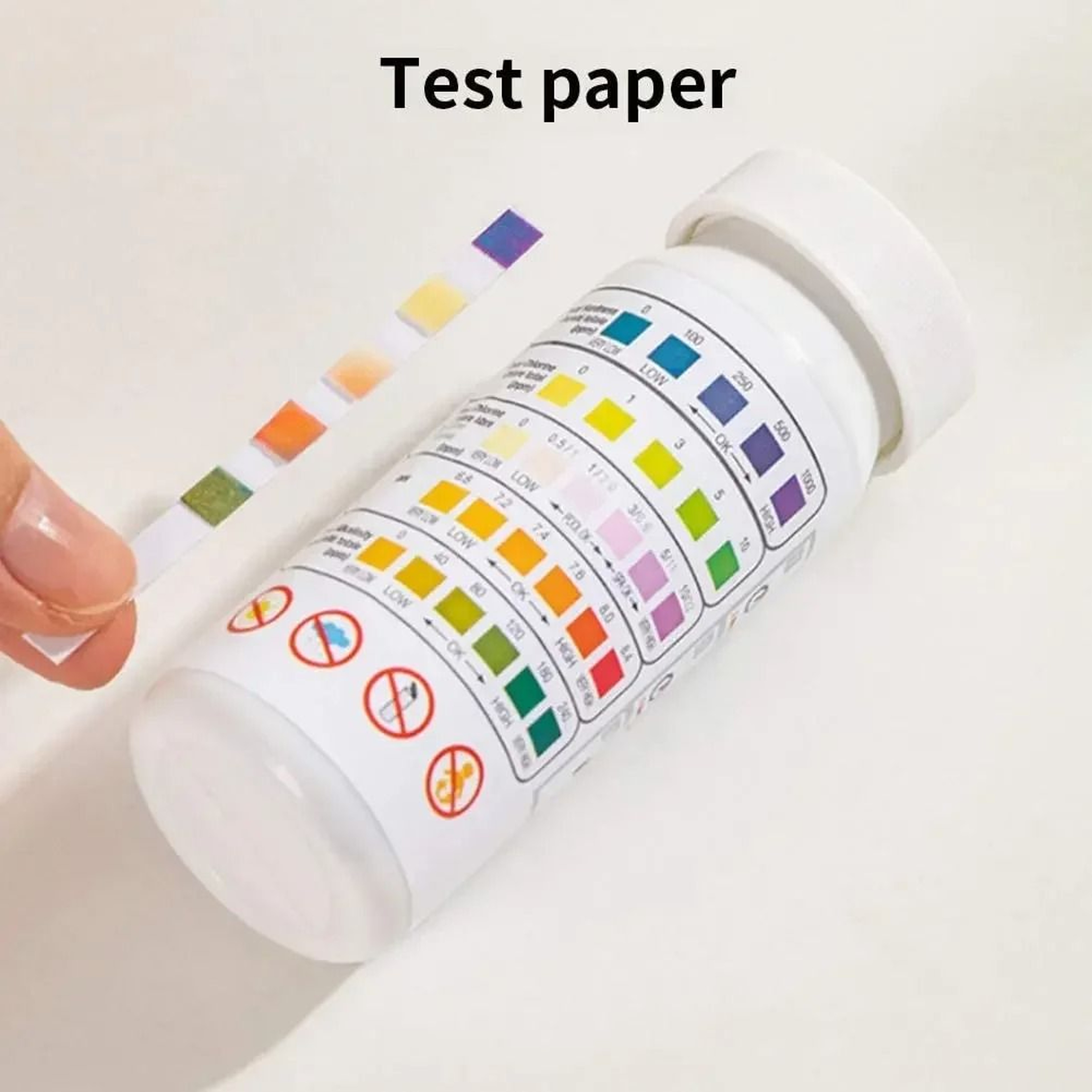 50 Piece 5 In 1 Pool And Spa Water Test Strips 0