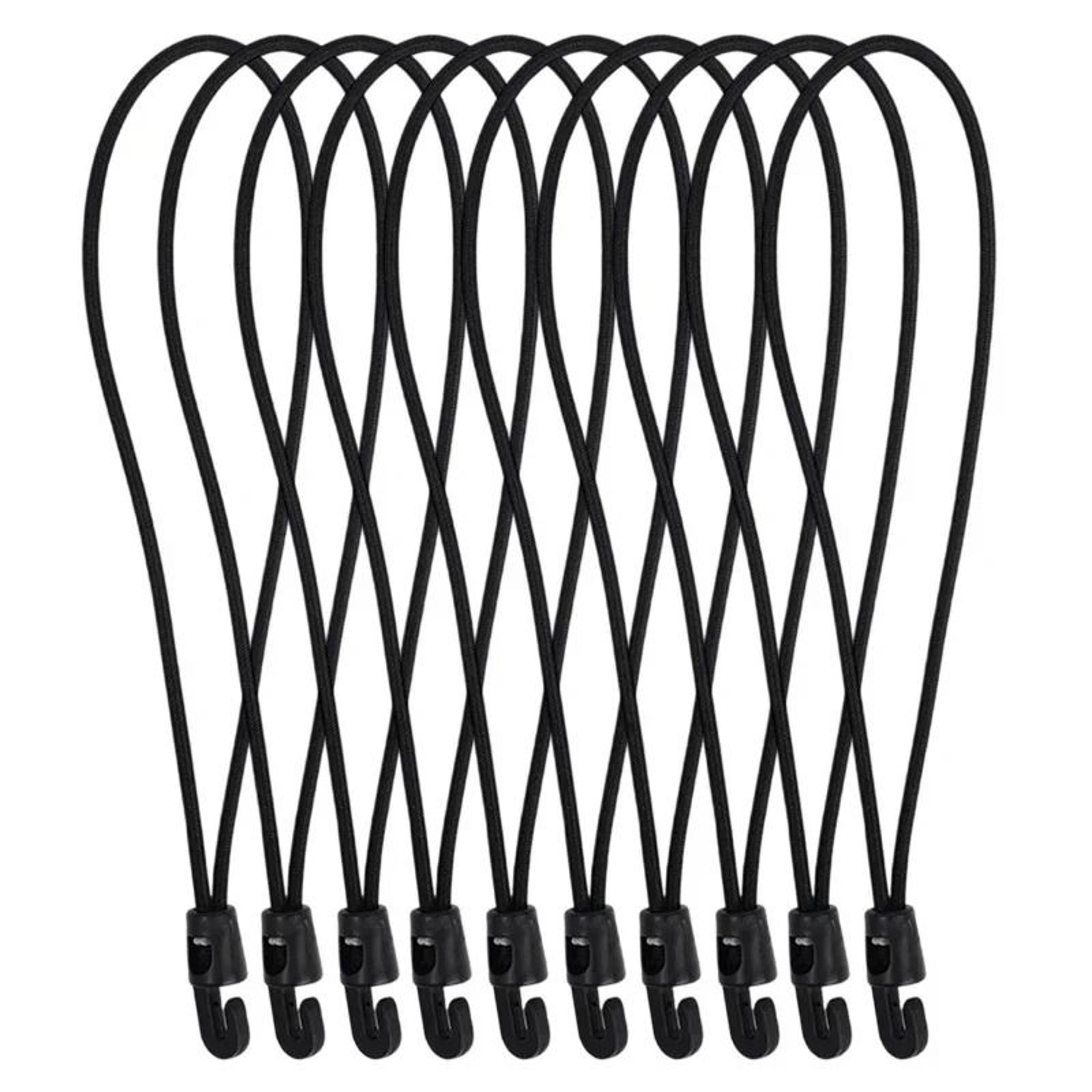 Heavy Duty Bungee Cord With Hooks High Elastic Rubber Tie Down Straps For Camping  Tarps 14