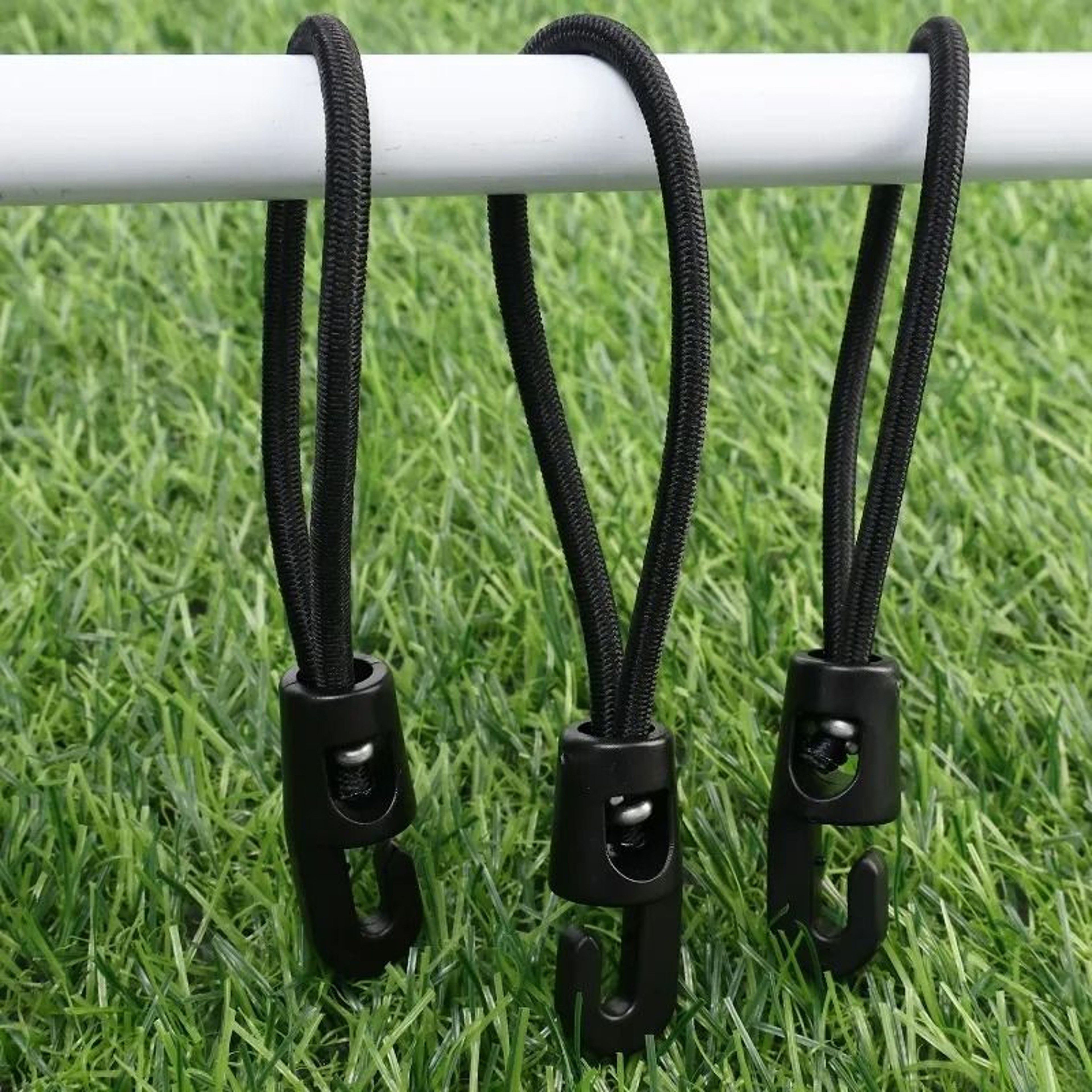Heavy Duty Bungee Cord With Hooks High Elastic Rubber Tie Down Straps For Camping  Tarps 5