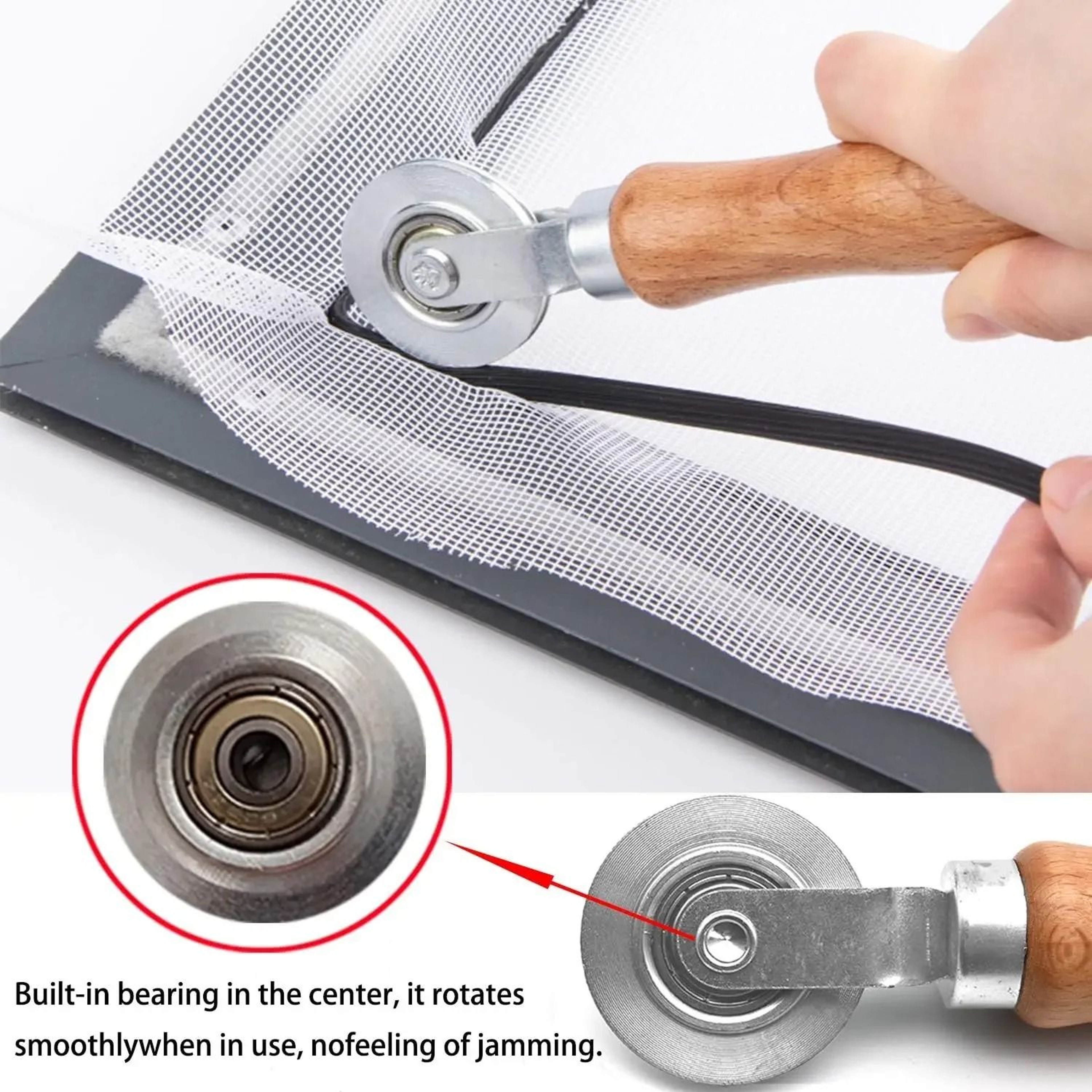 Screen Spline Installation Roller For Door And Window Mesh Repair 1