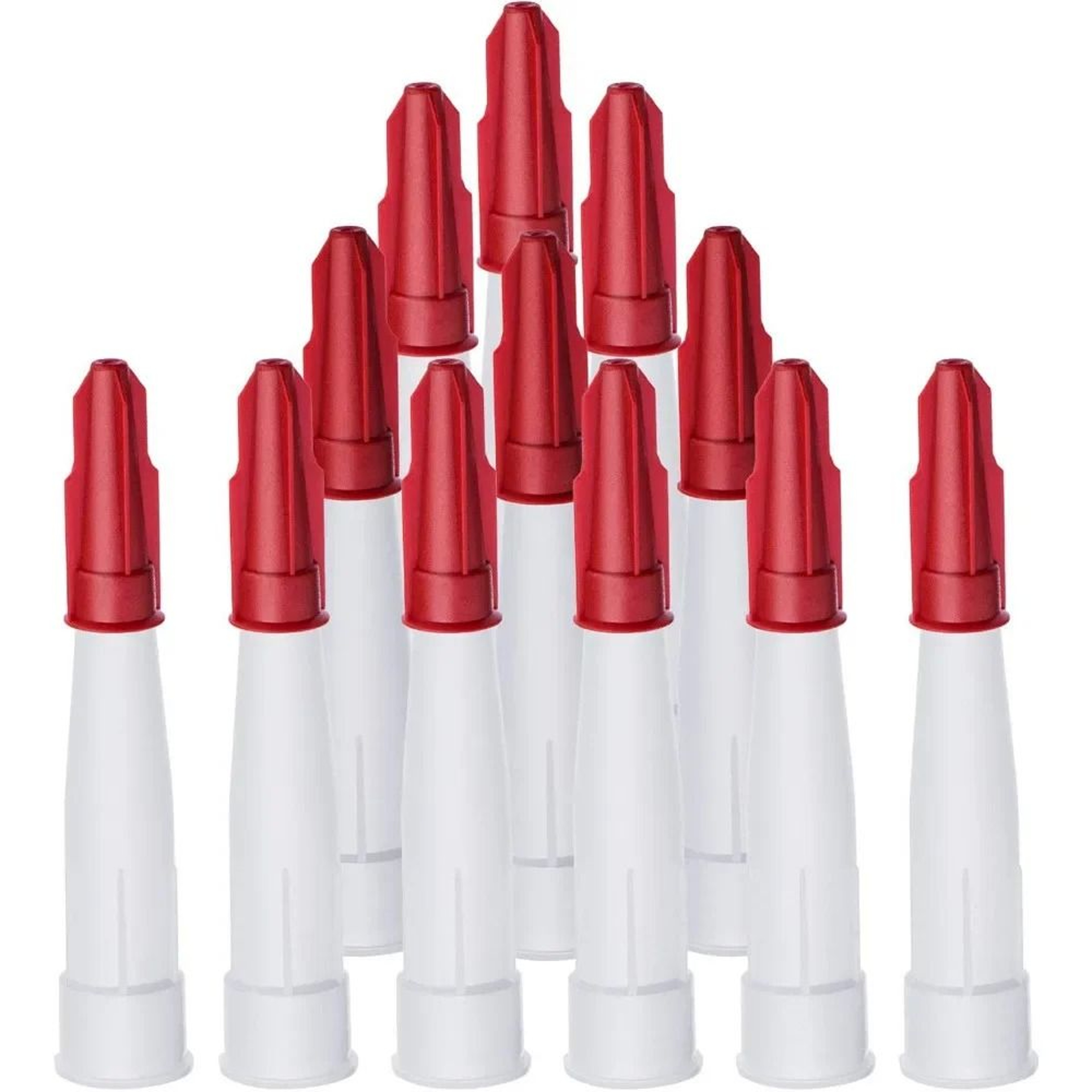 10 Piece Reusable Silicone Caulking Nozzle Replacement Kit 2