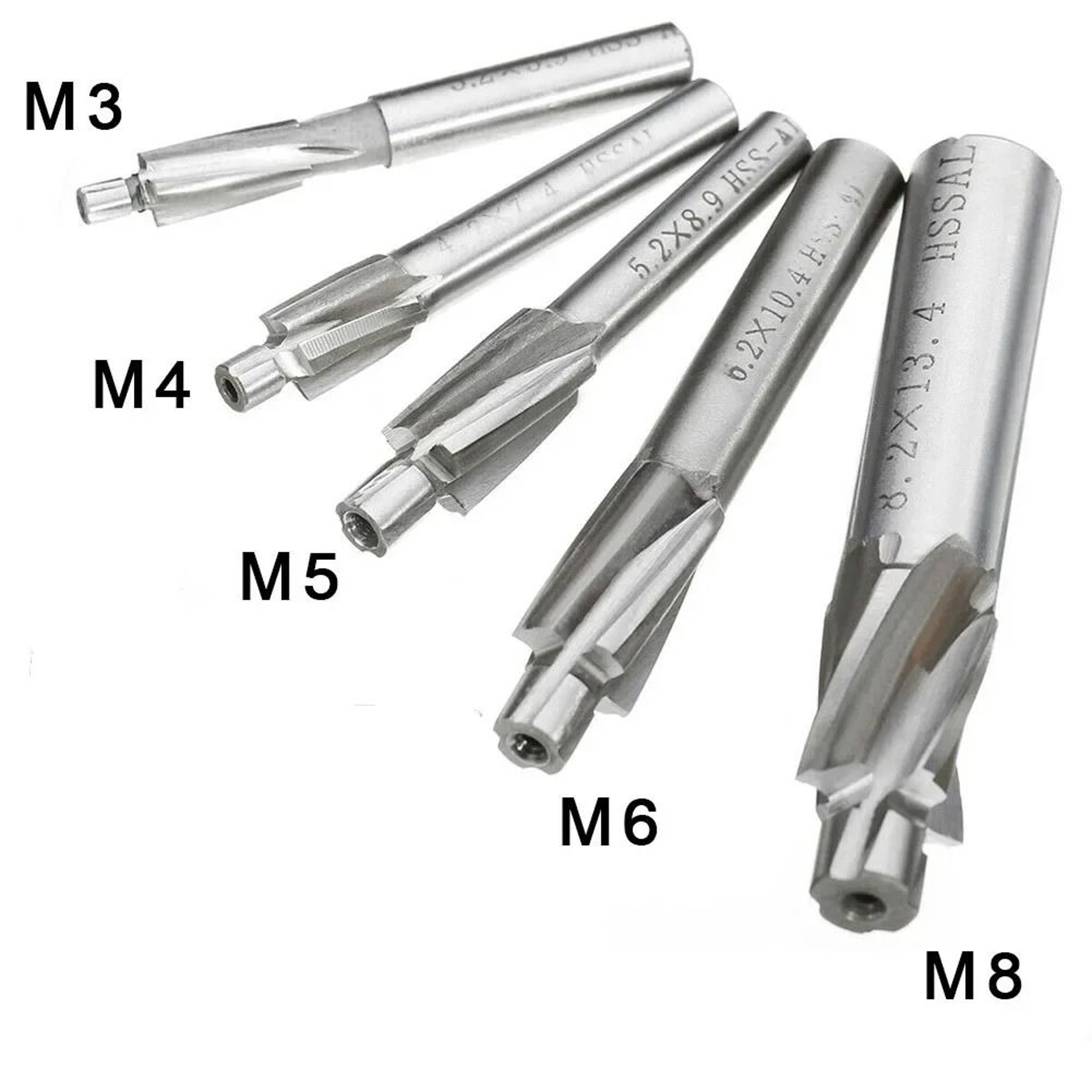 HSS Counterbore Drill Bit For Flat Bottom Hole Cutting 0