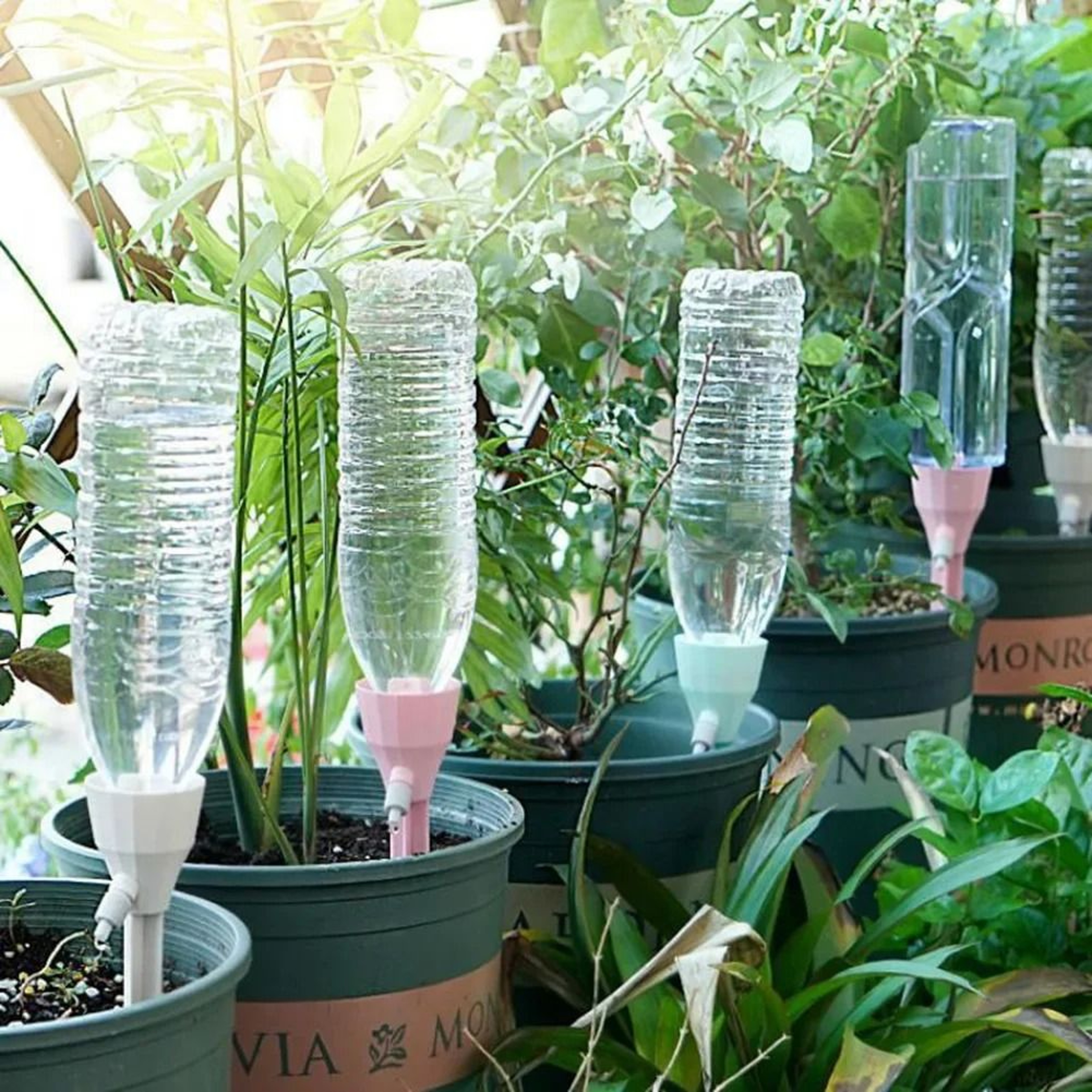 3 Pack Adjustable Self Watering Plant Irrigation Spikes 0
