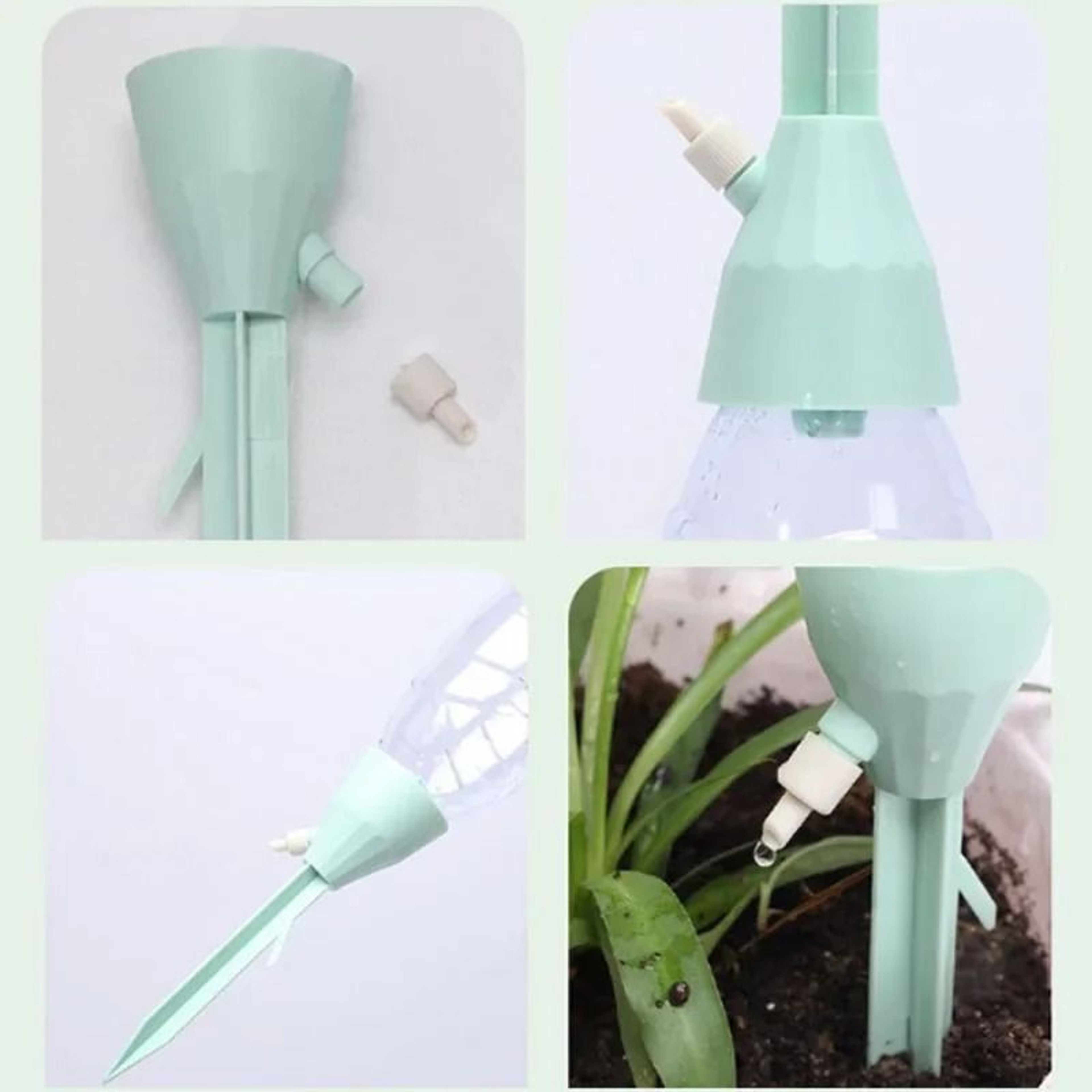 3 Pack Adjustable Self Watering Plant Irrigation Spikes 5