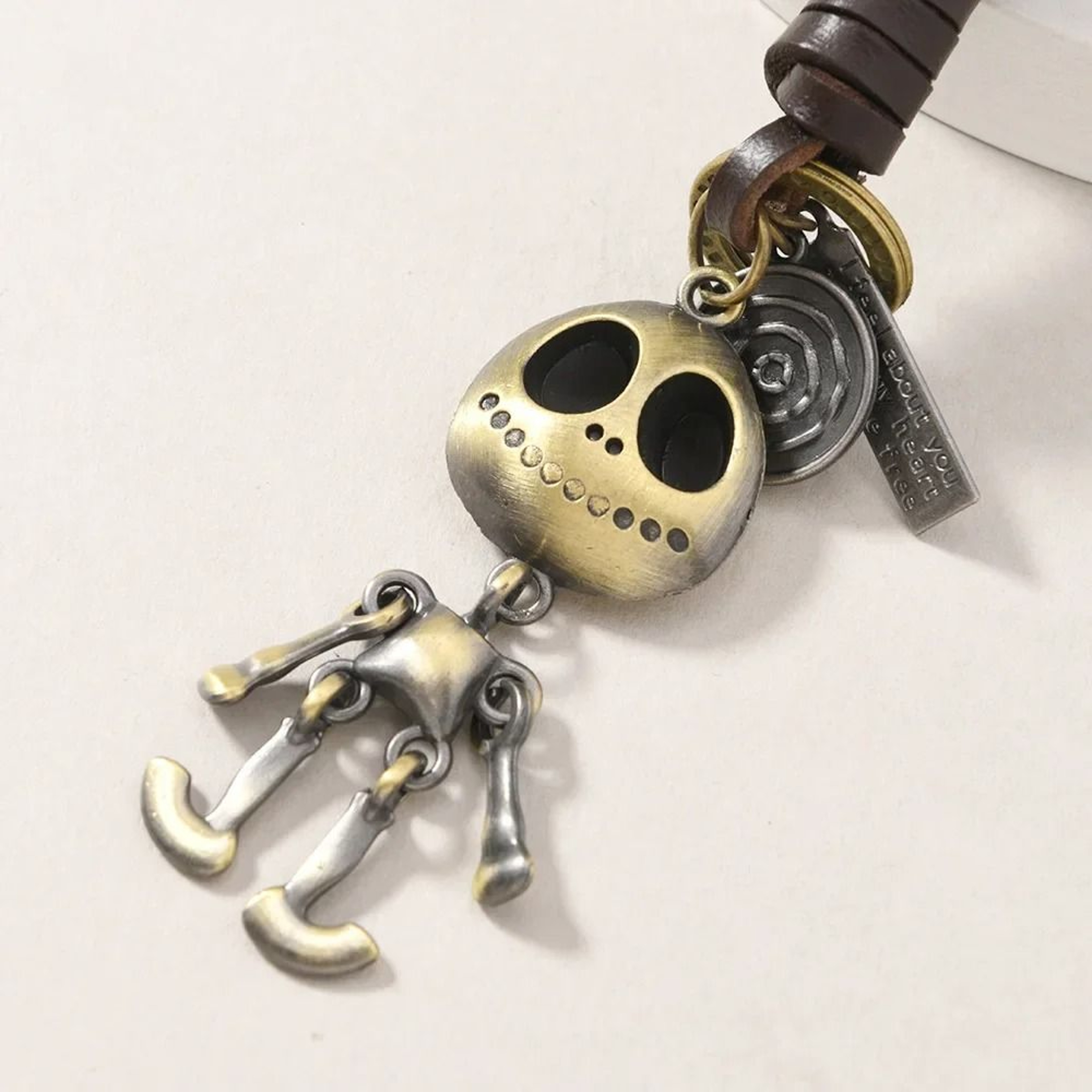 Cute Alloy Robot Keychain Metal Key Ring For Car Keys Backpacks And Gifts 5