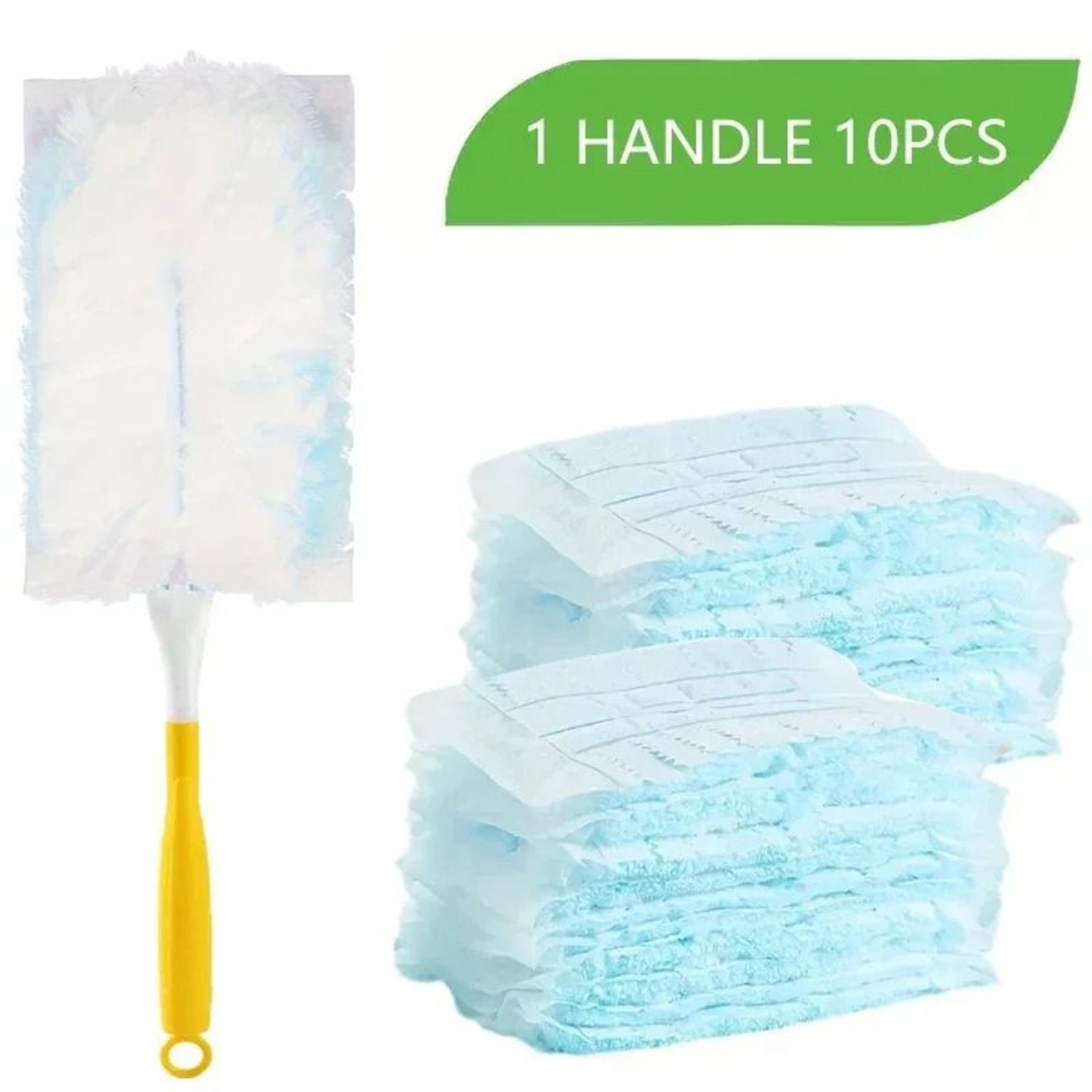 10 Pack Disposable Duster Refills Compatible With Swiffer Dusters 7