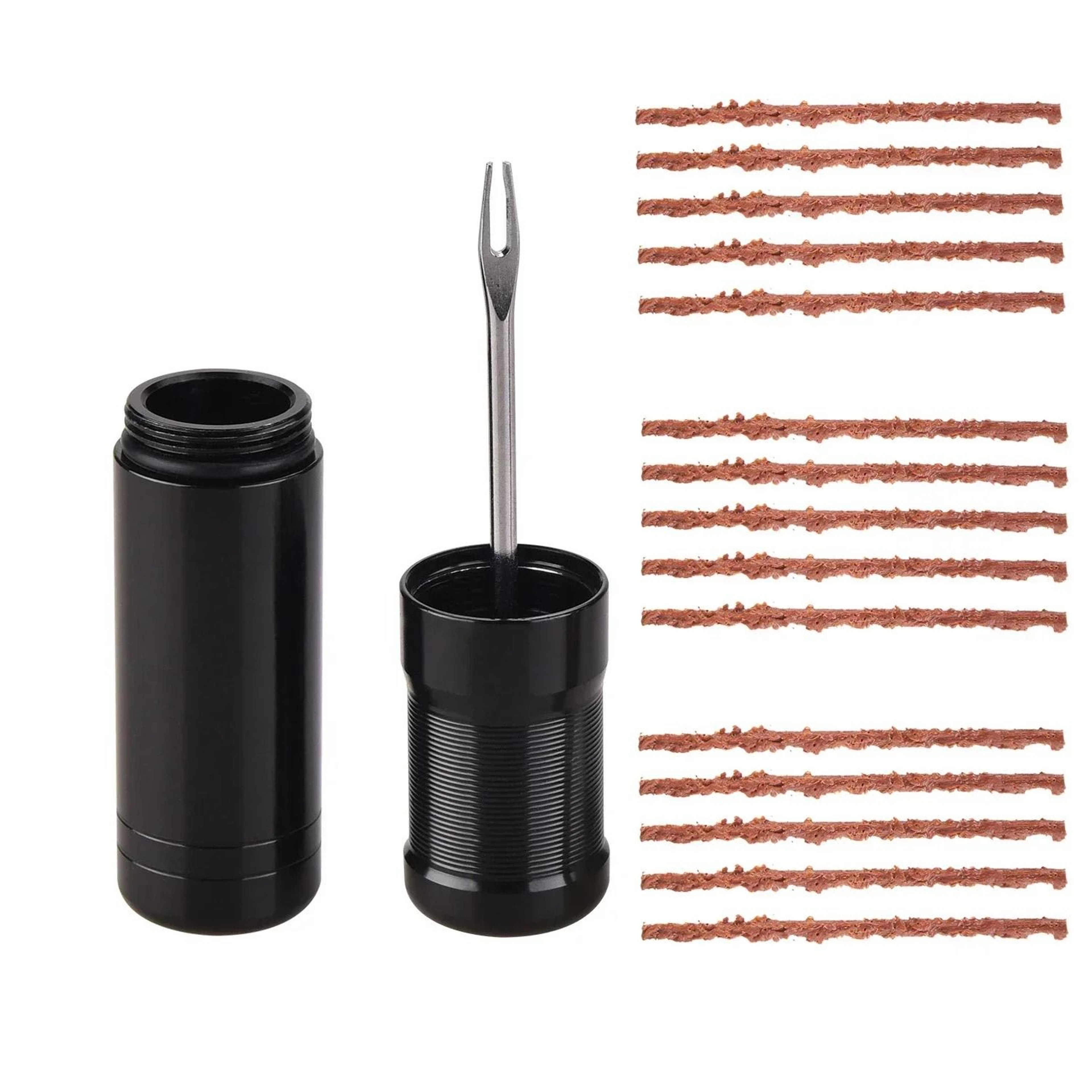 Tubeless Bike Tire Repair Kit With Rubber Plugs Insertion Tool For Road MTB And Gravel Bikes 2