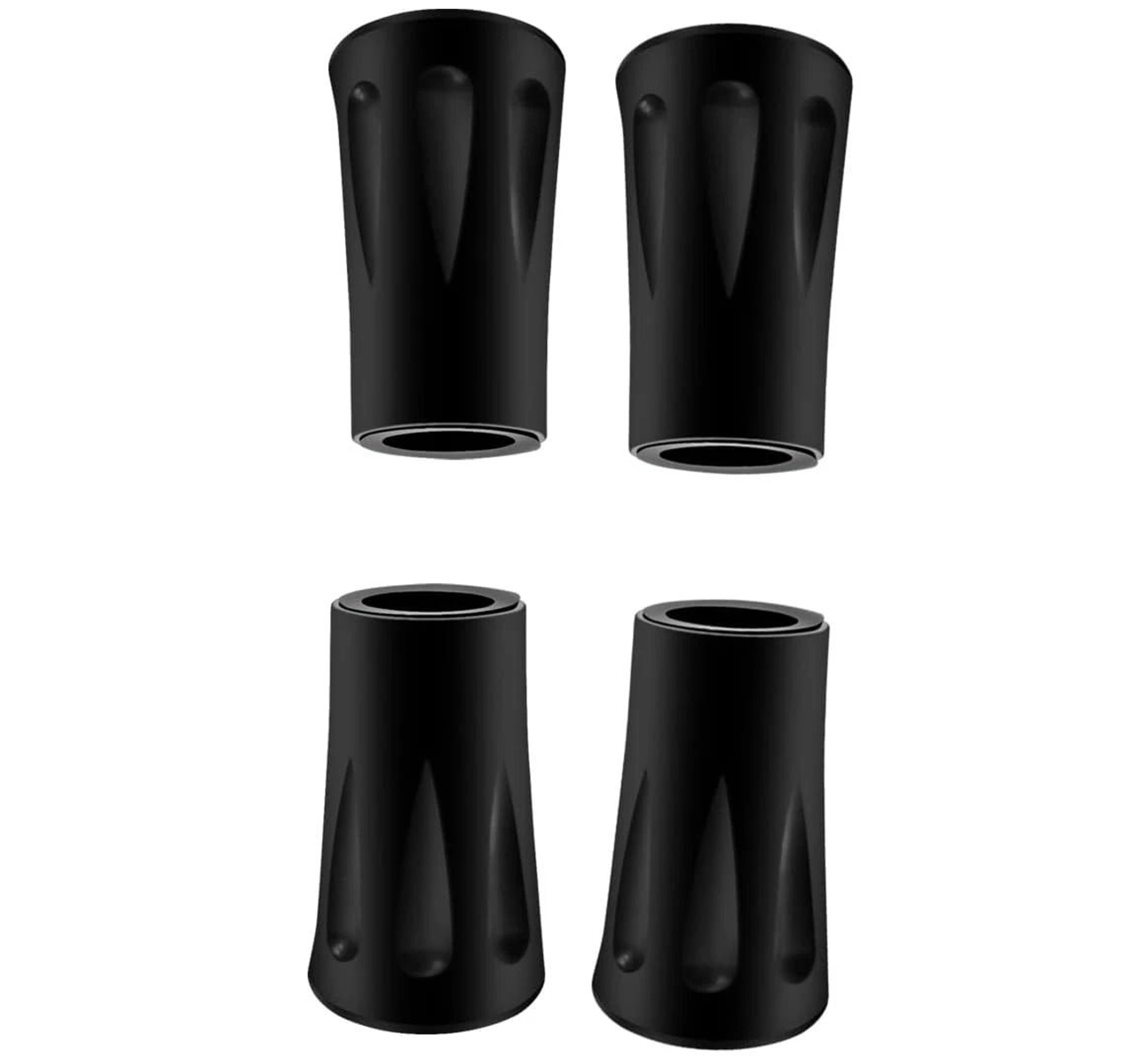 Rubber Trekking Pole Tips Replacement Hiking Walking Stick Protector Feet 6