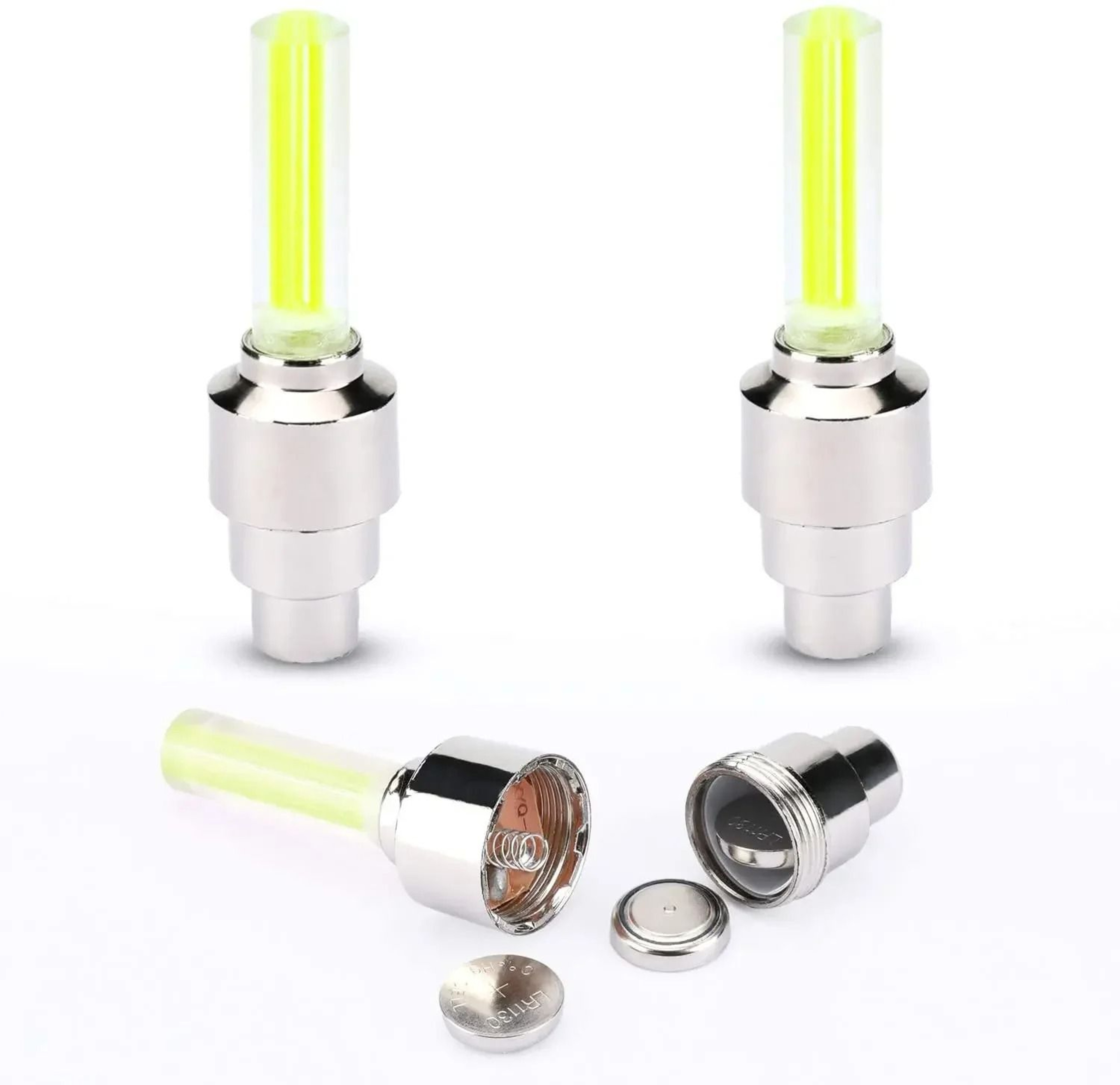 Motion Activated LED Valve Cap Lights For Bicycle Motorcycle  Car Tires Waterproof 13