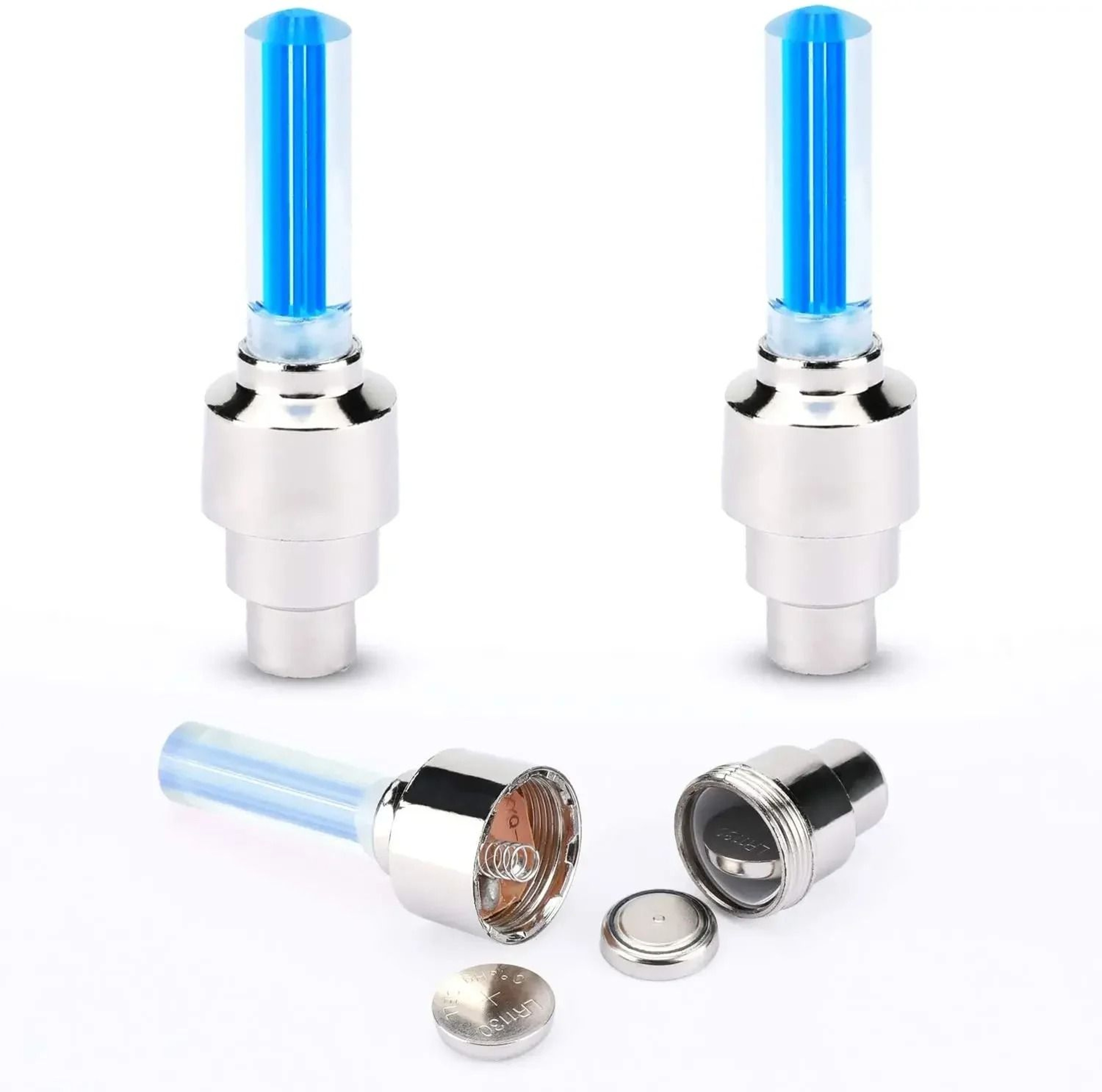 Motion Activated LED Valve Cap Lights For Bicycle Motorcycle  Car Tires Waterproof 14