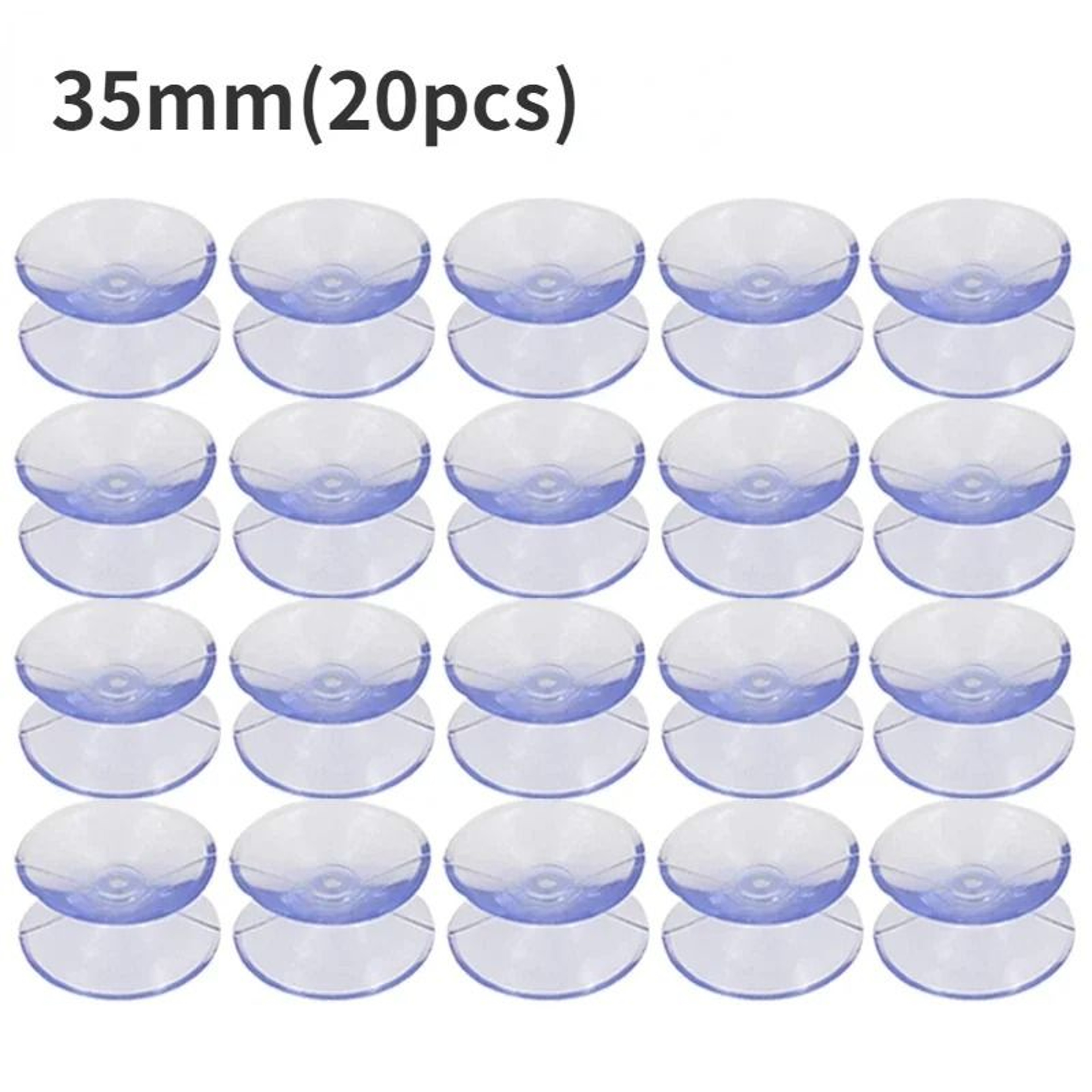 Double Sided Suction Cup Pads For Glass Plastic Aquarium And DIY Mounting 15