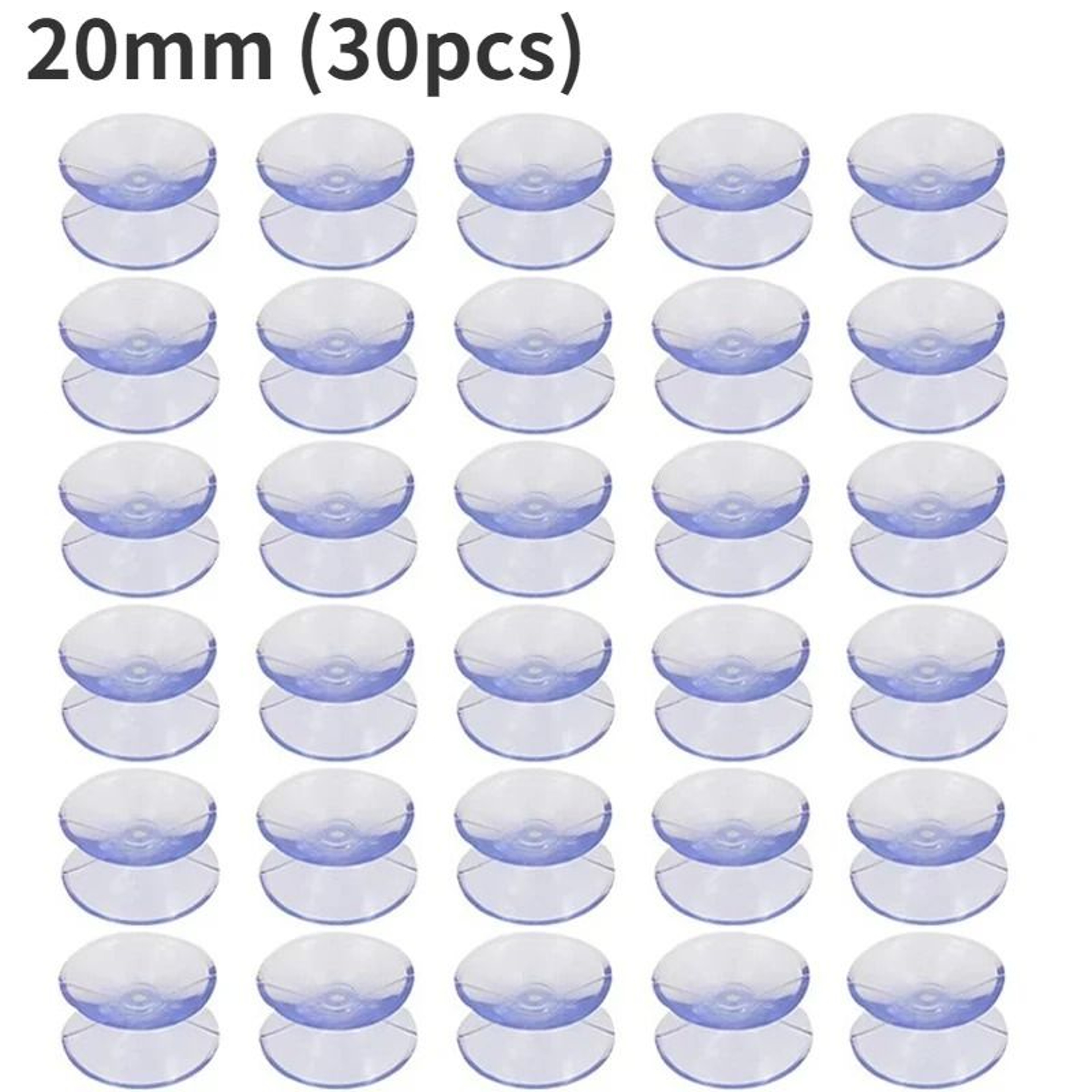Double Sided Suction Cup Pads For Glass Plastic Aquarium And DIY Mounting 16