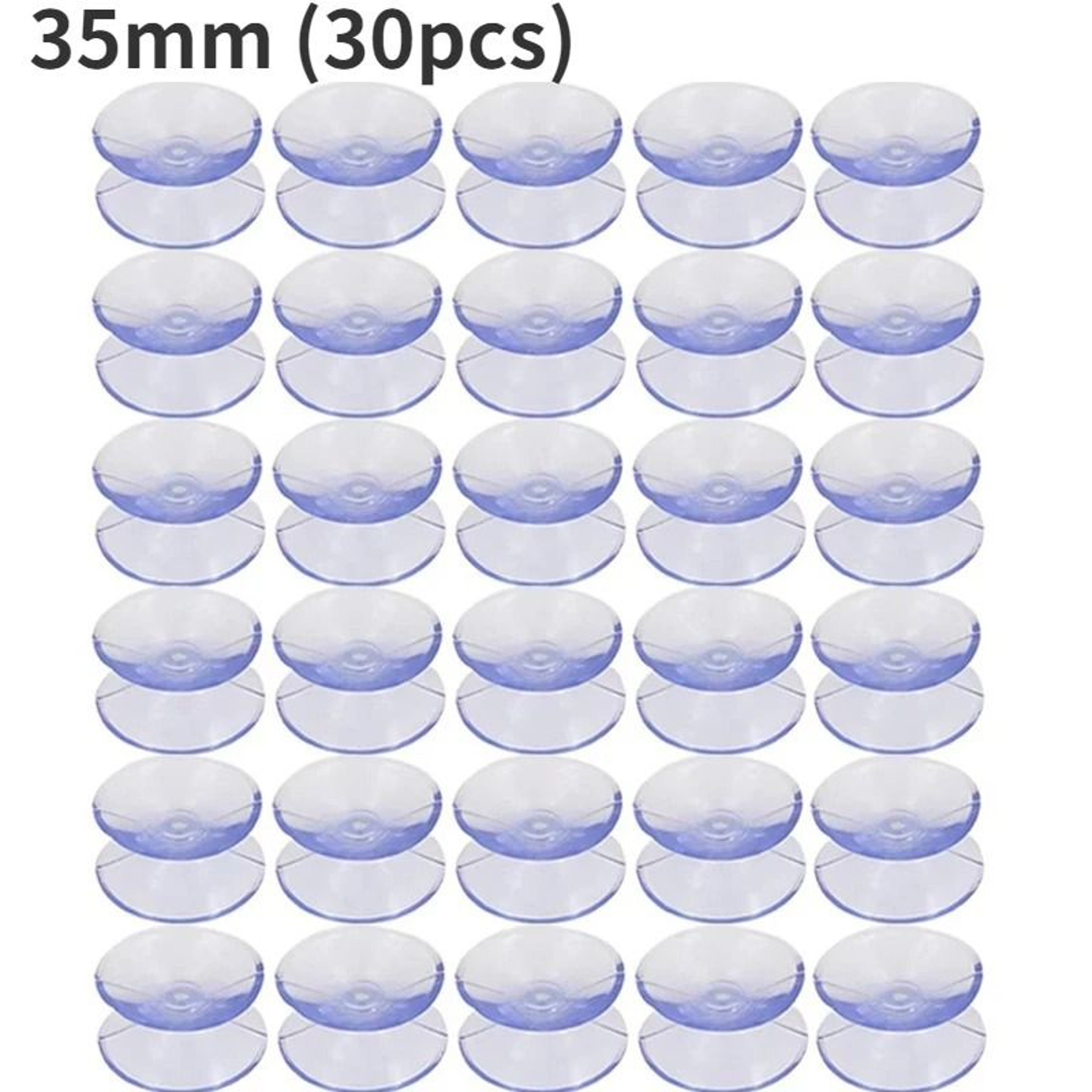 Double Sided Suction Cup Pads For Glass Plastic Aquarium And DIY Mounting 18
