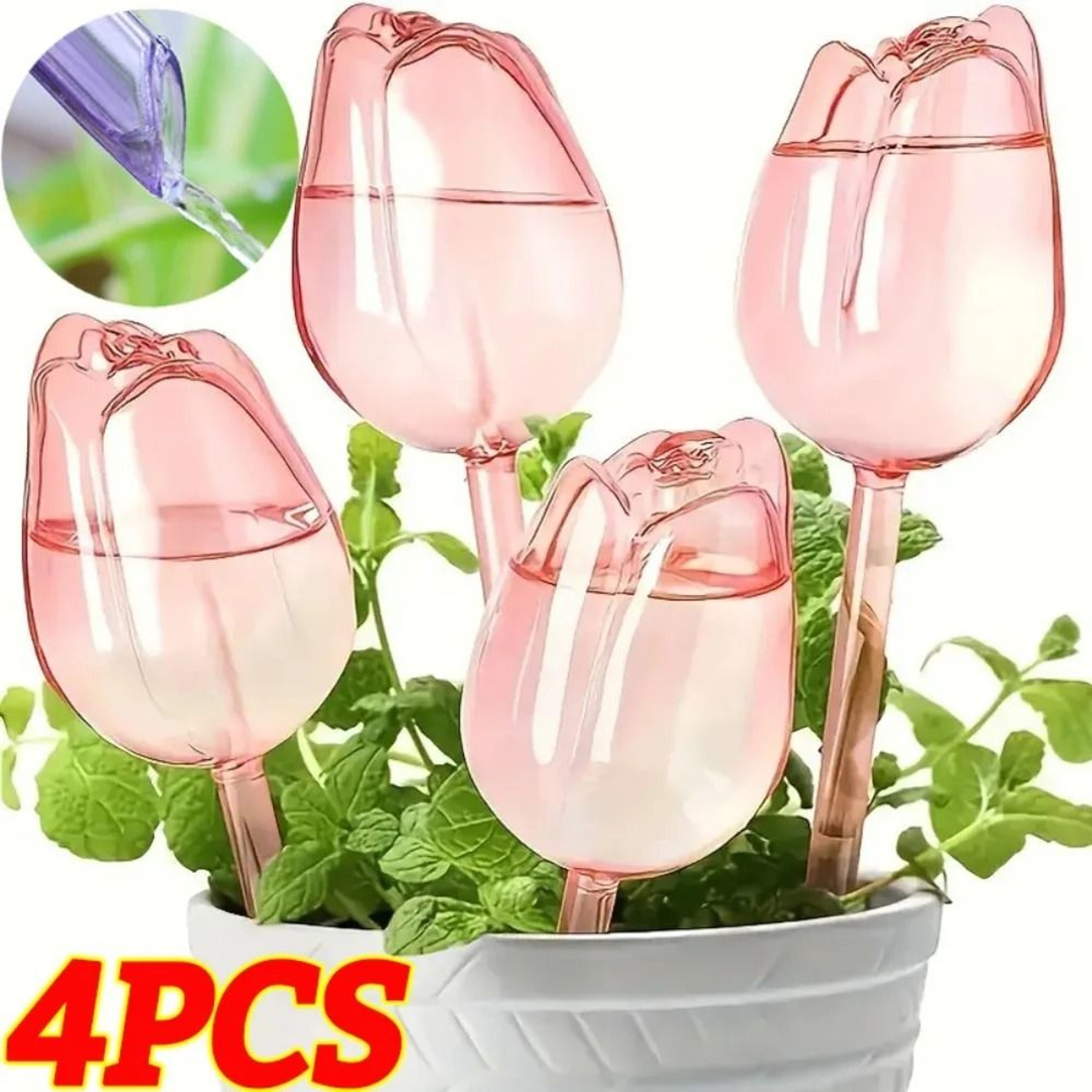 Self Watering Plant Globes Automatic Drip Irrigation Watering Bulbs For Indoor  Outdoor Plants 0