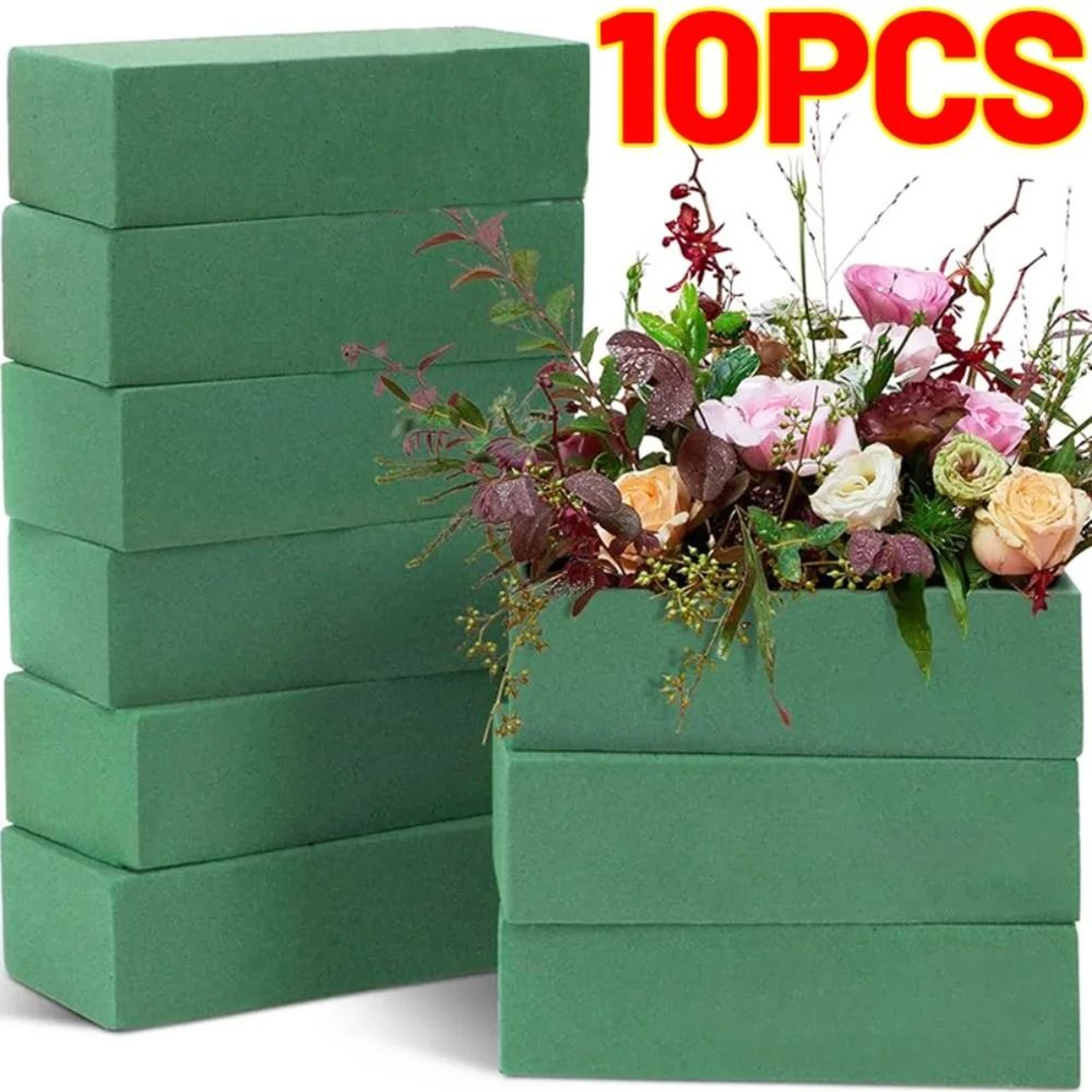 Cuttable Floral Foam Bricks Wet Dry Flower Arranging Sponge Blocks For Fresh And Artificial Flowers 0