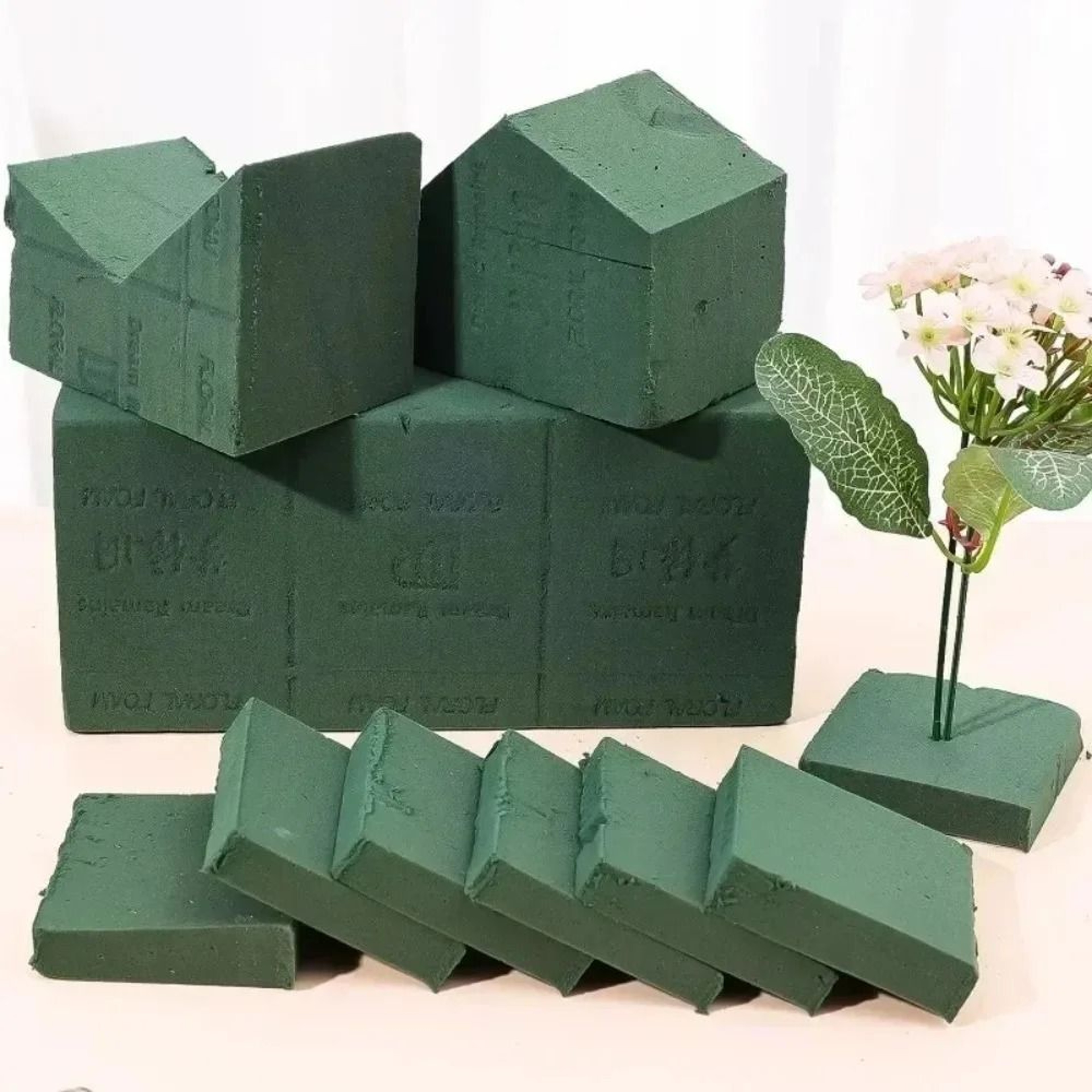 Cuttable Floral Foam Bricks Wet Dry Flower Arranging Sponge Blocks For Fresh And Artificial Flowers 4