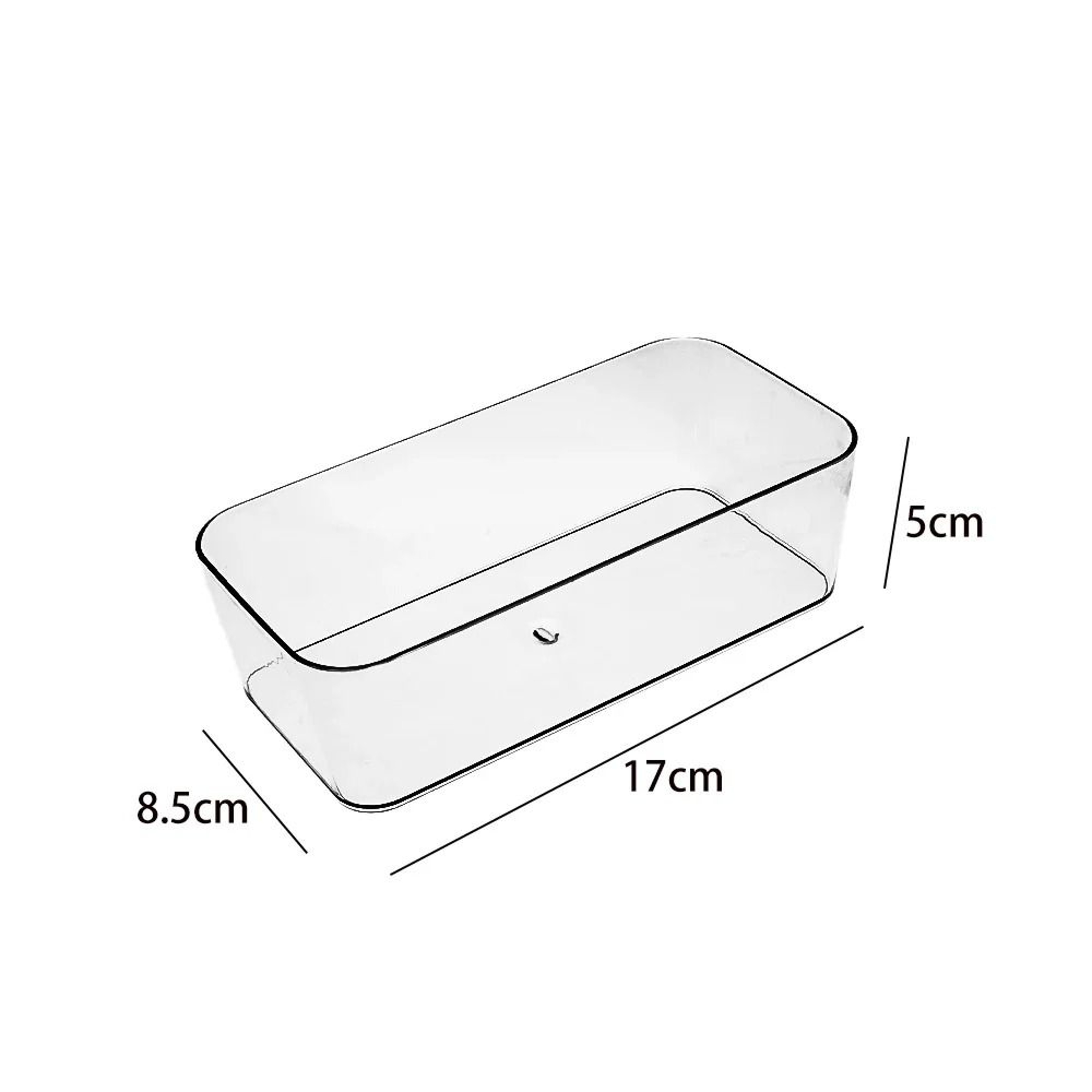 Clear Plastic Storage Box Large Capacity Desktop Organizer For Makeup Jewelry And Office Supplies 6