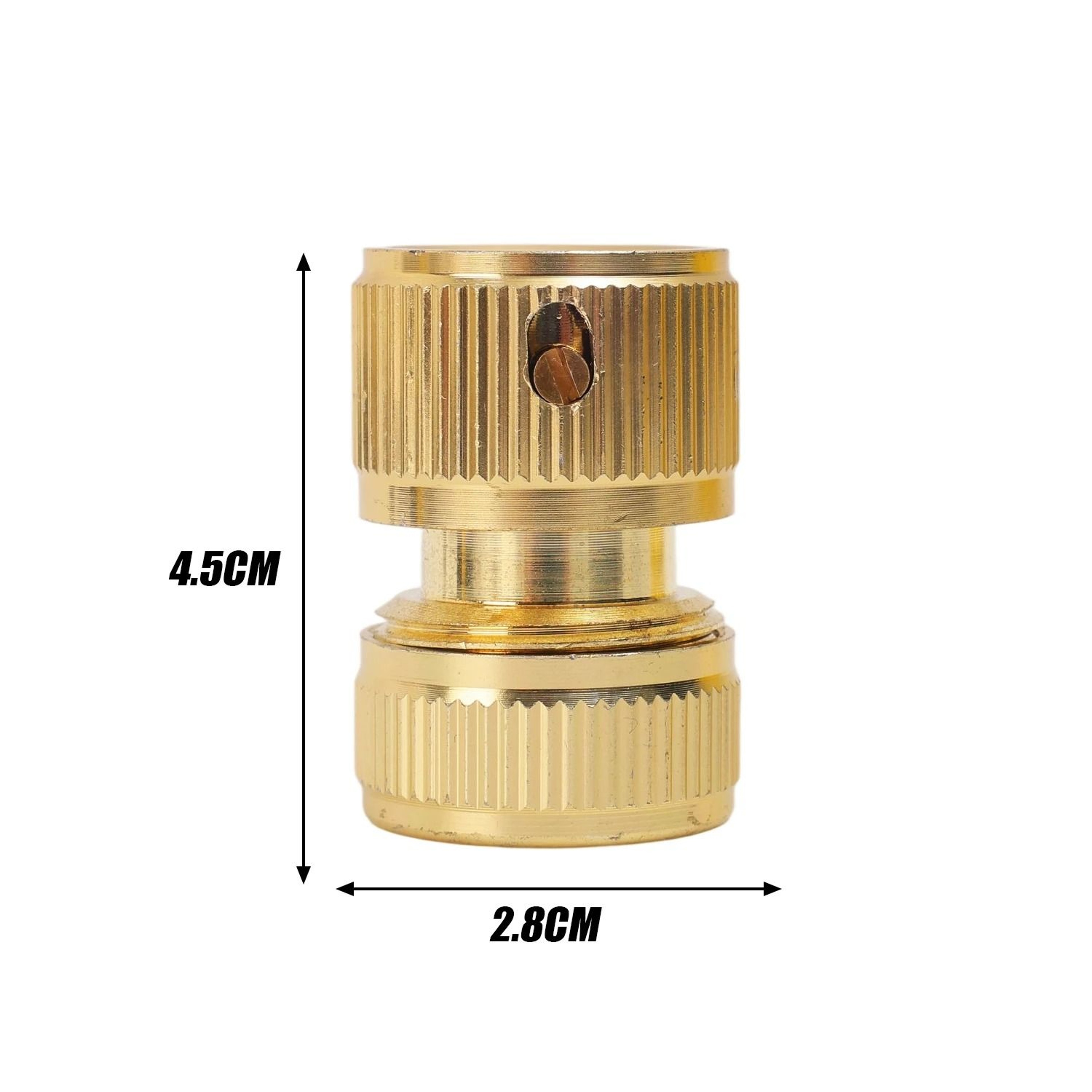 Brass Garden Hose Quick Connector Tap Adapter For Drip Irrigation And Hose Repair 10