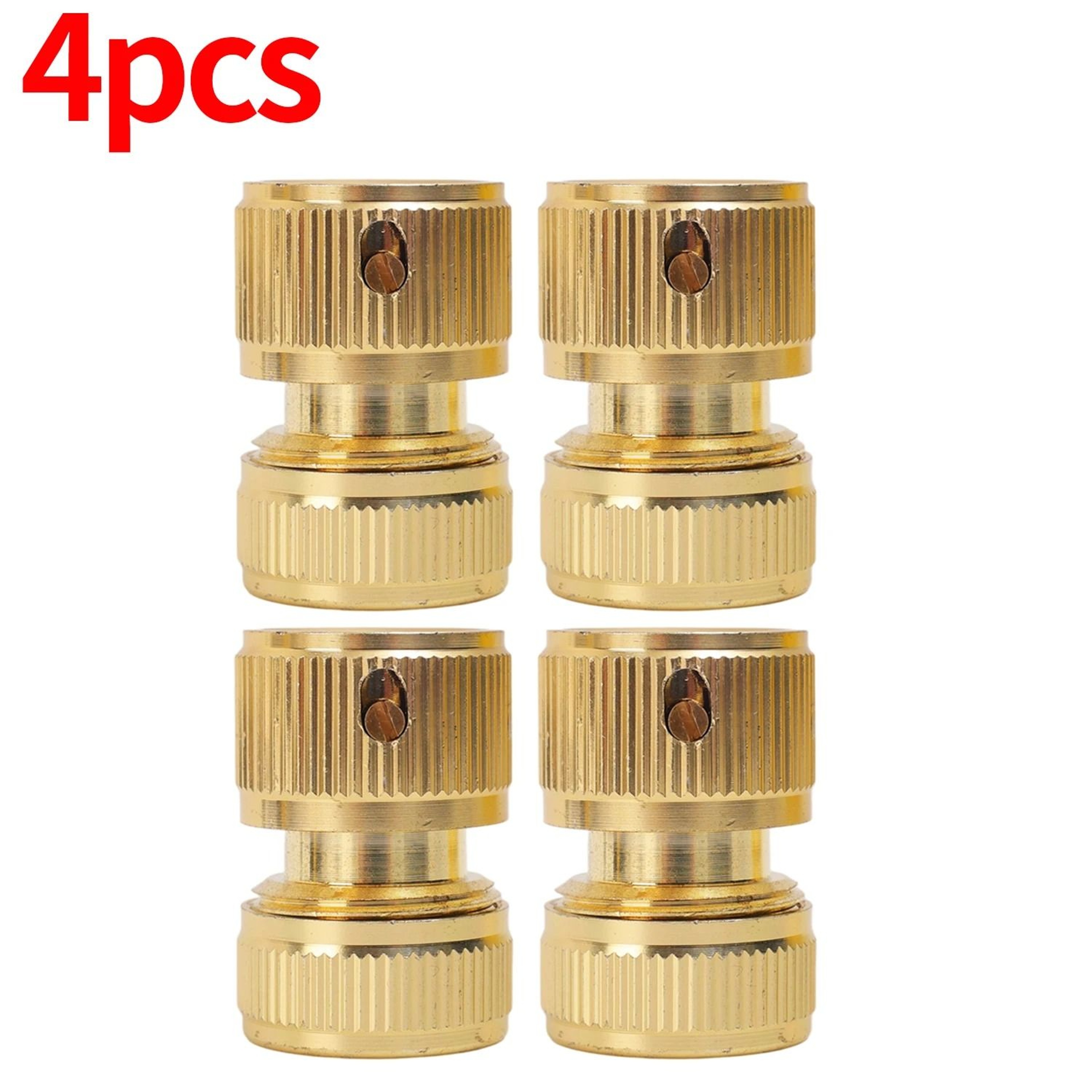 Brass Garden Hose Quick Connector Tap Adapter For Drip Irrigation And Hose Repair 12