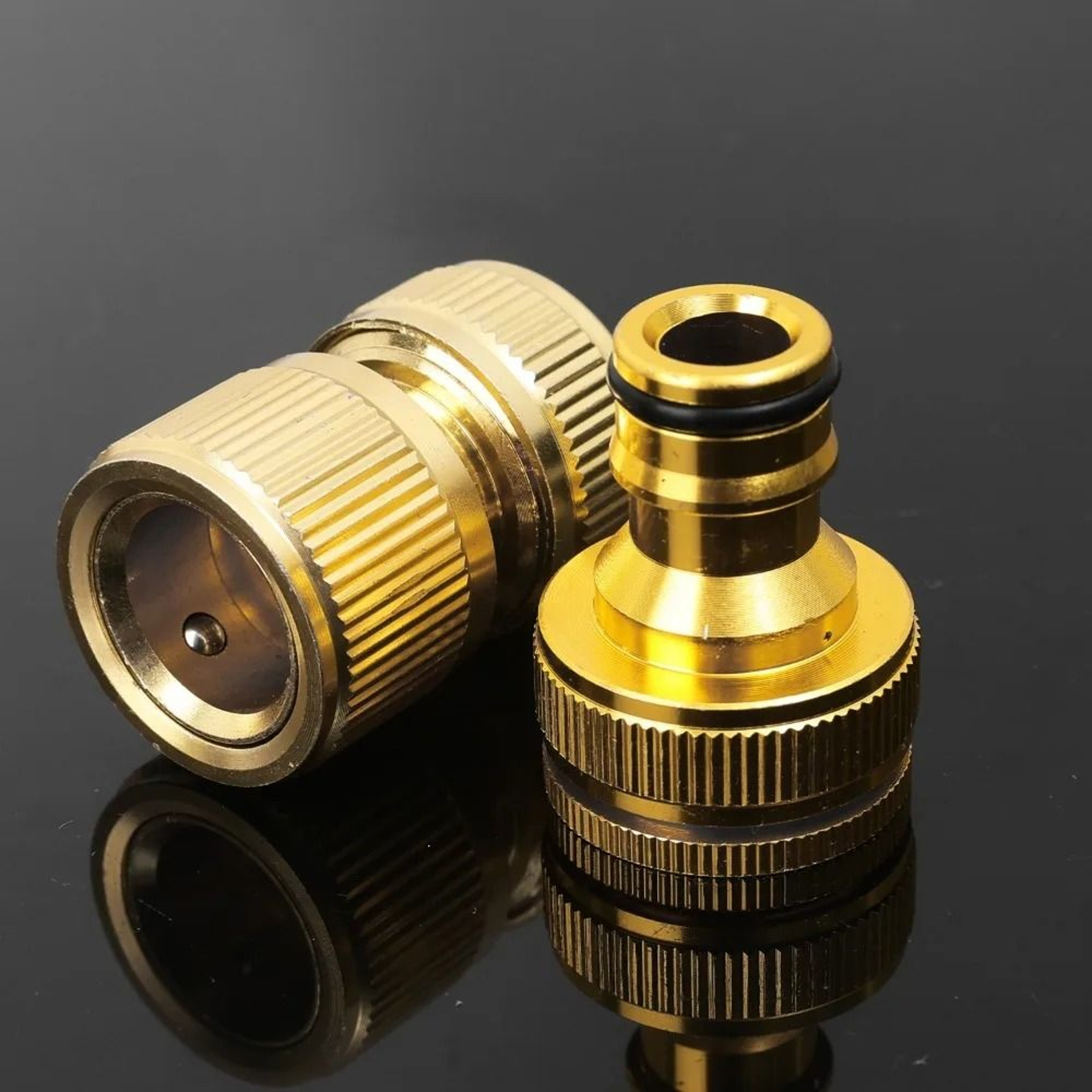 Brass Garden Hose Quick Connector Tap Adapter For Drip Irrigation And Hose Repair 5