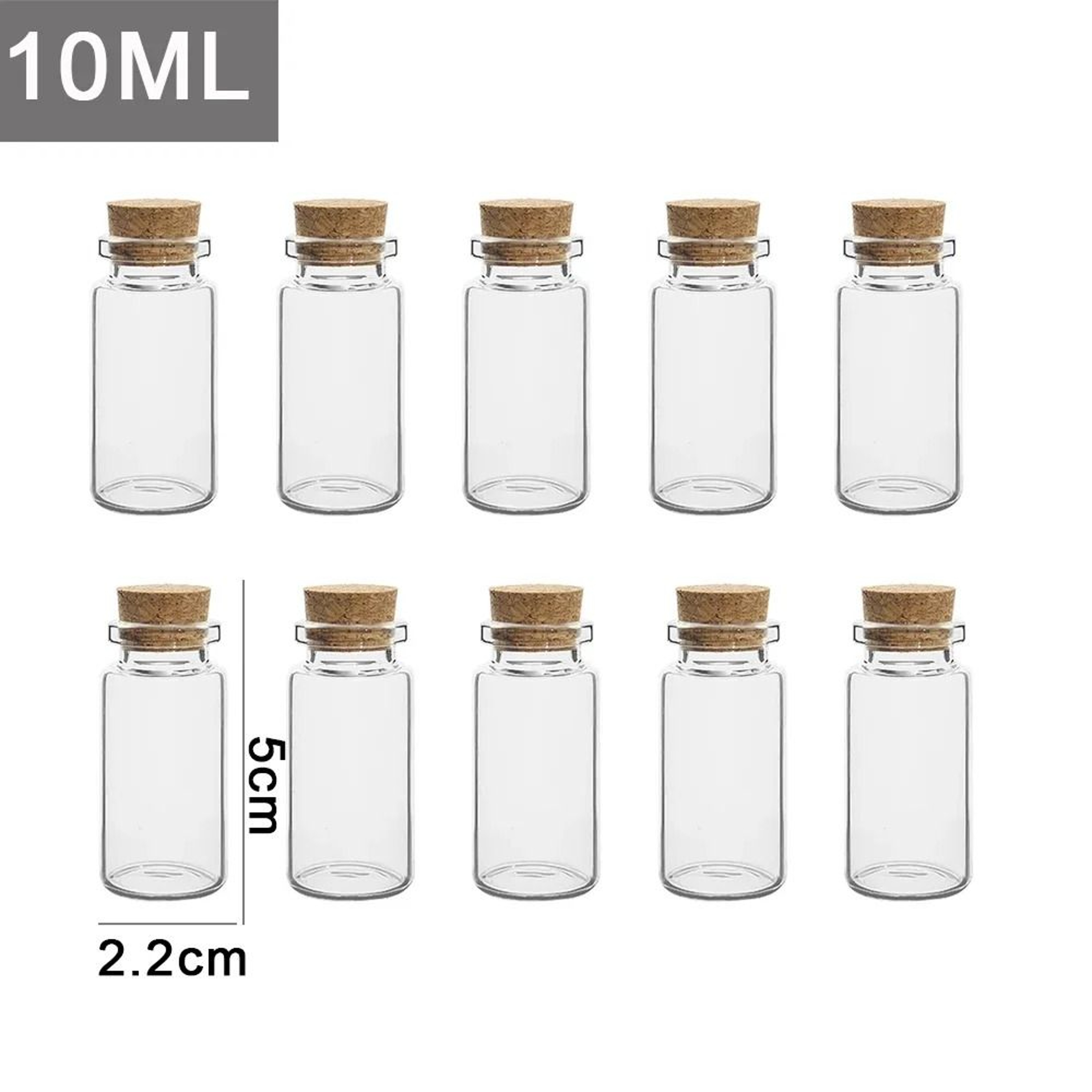 Mini Glass Wishing Bottles With Cork Stoppers For DIY Crafts Party Favors And Gifts 10
