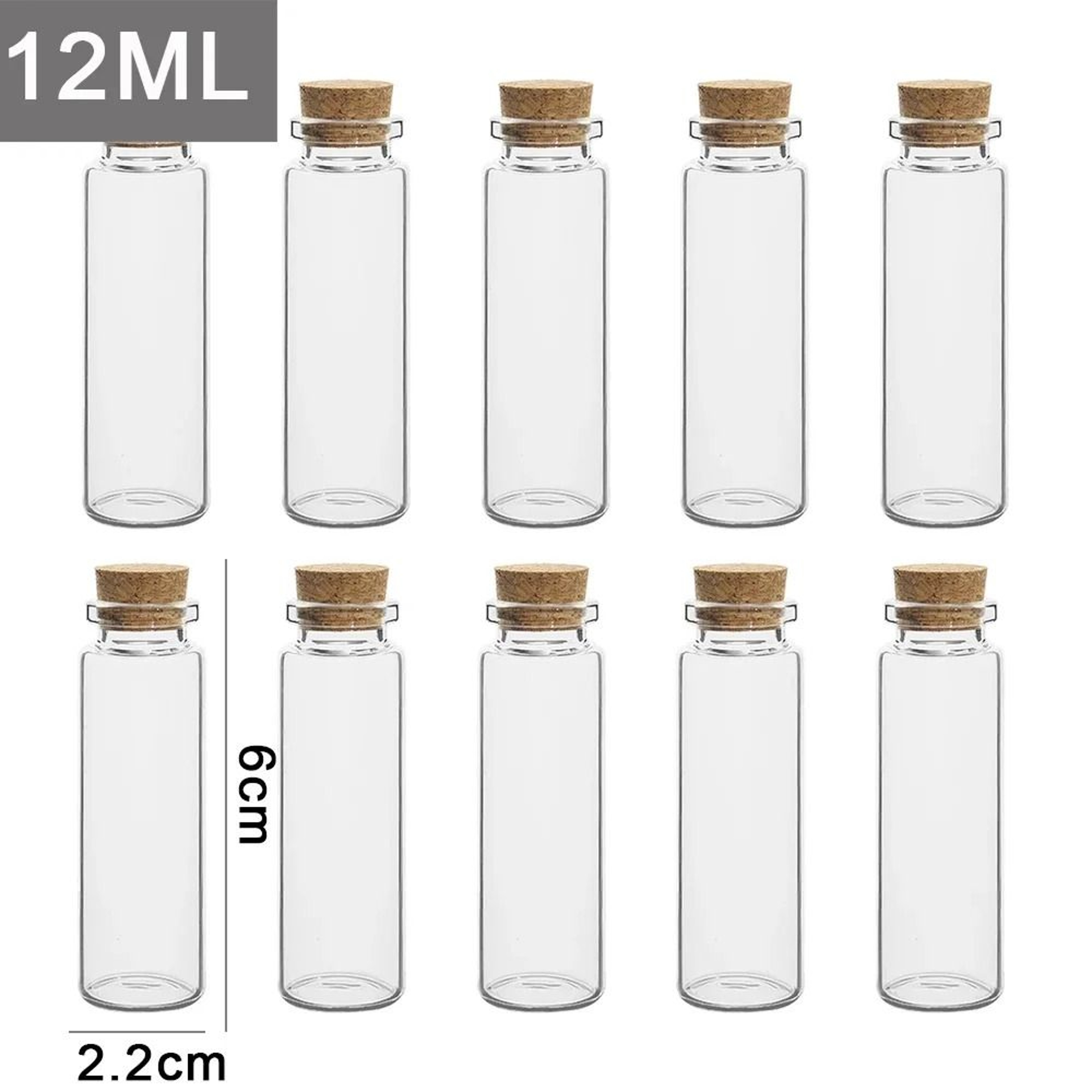 Mini Glass Wishing Bottles With Cork Stoppers For DIY Crafts Party Favors And Gifts 11