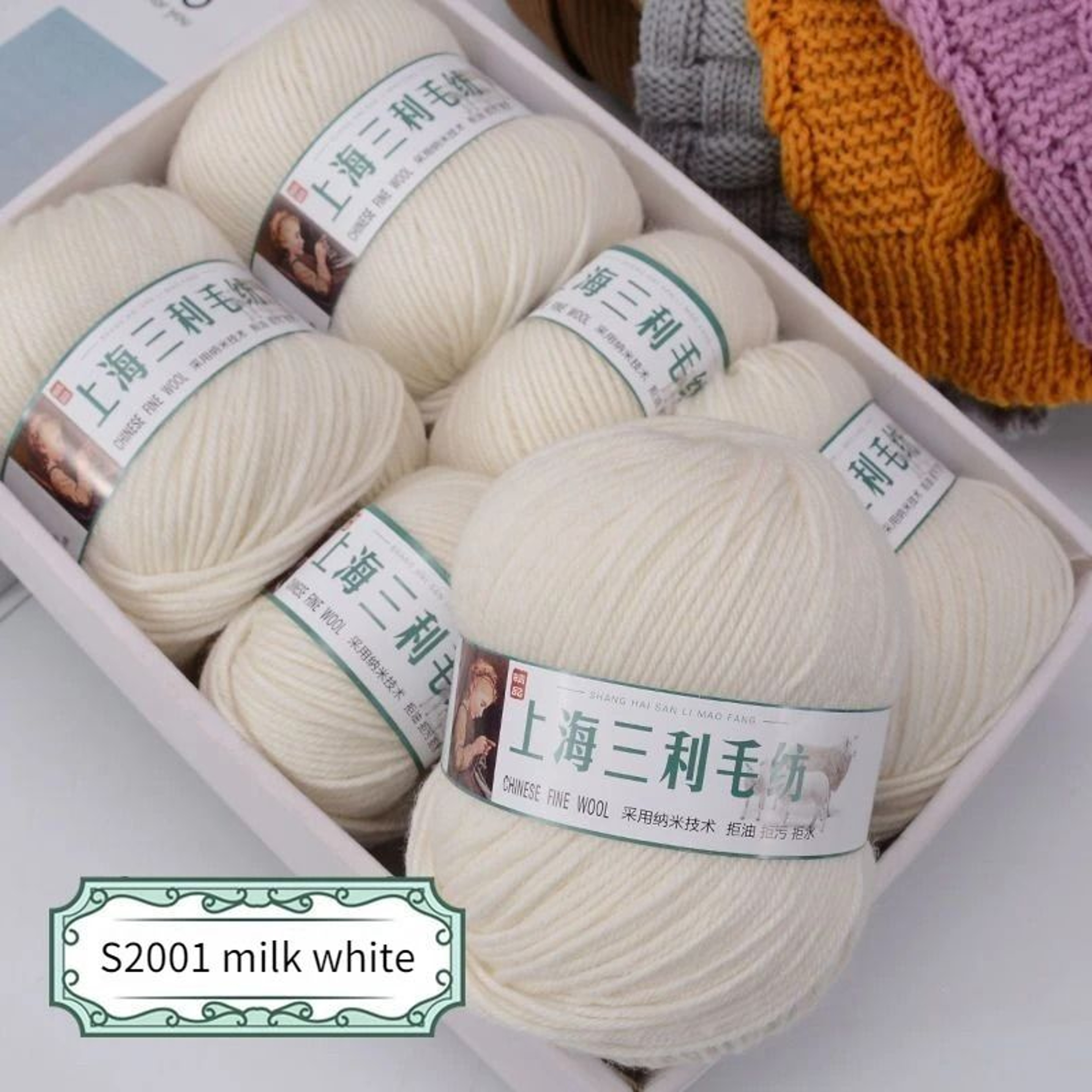 500g Thick Wool Yarn Set For Hand Knitting Crochet Soft Bulky Yarn For Sweaters Scarves Hats And Bl 4